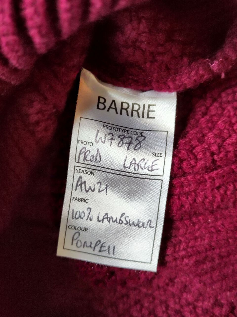 Barrie × Toogood TooGood fisherman jumper Size US L / EU 52-54 / 3 - 4 Thumbnail