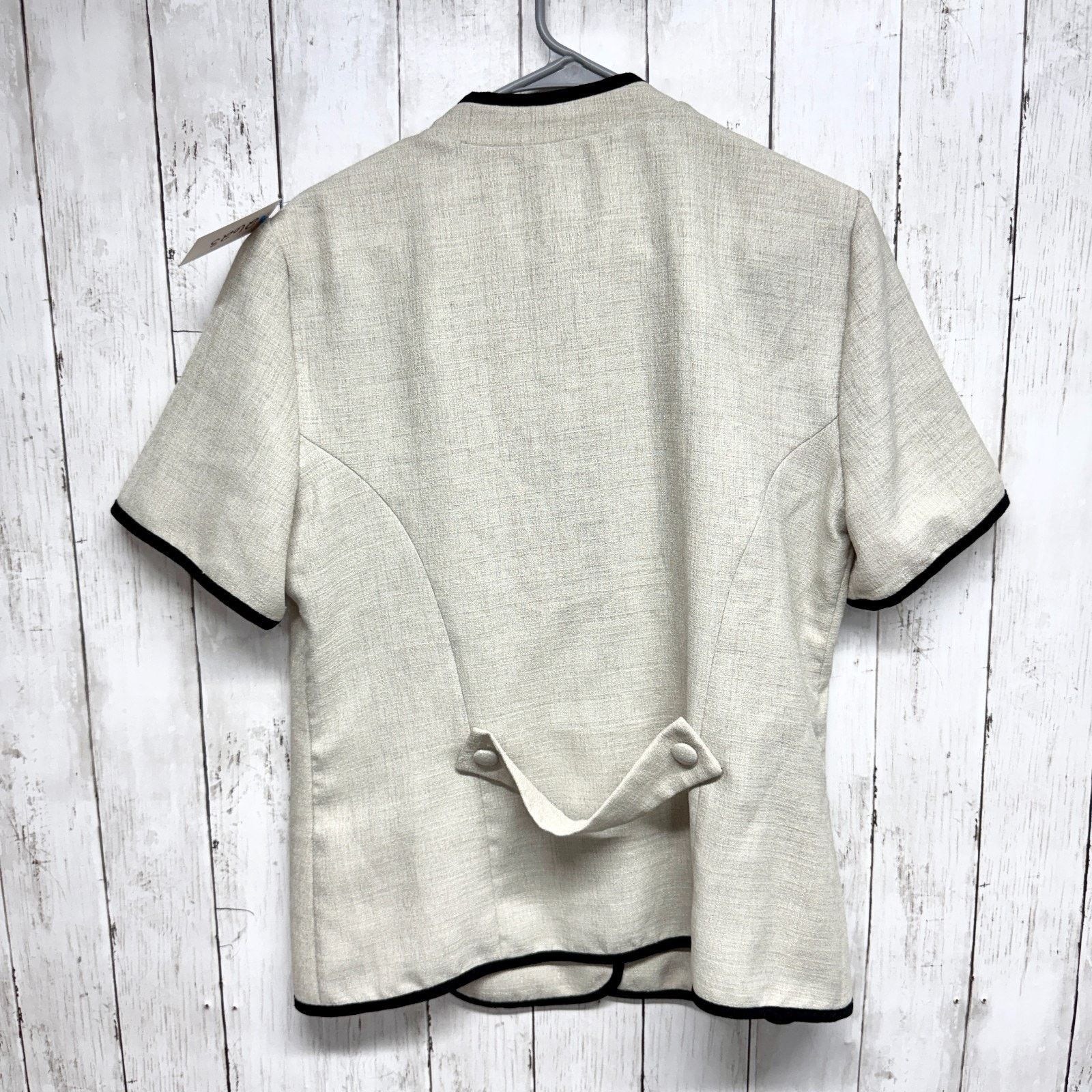 Vintage Vtg Leslie Fay Jacket Size 16P Short Sleeve Button Blouse Size XXL / US 16-18 / IT 52-54 - 7 Thumbnail