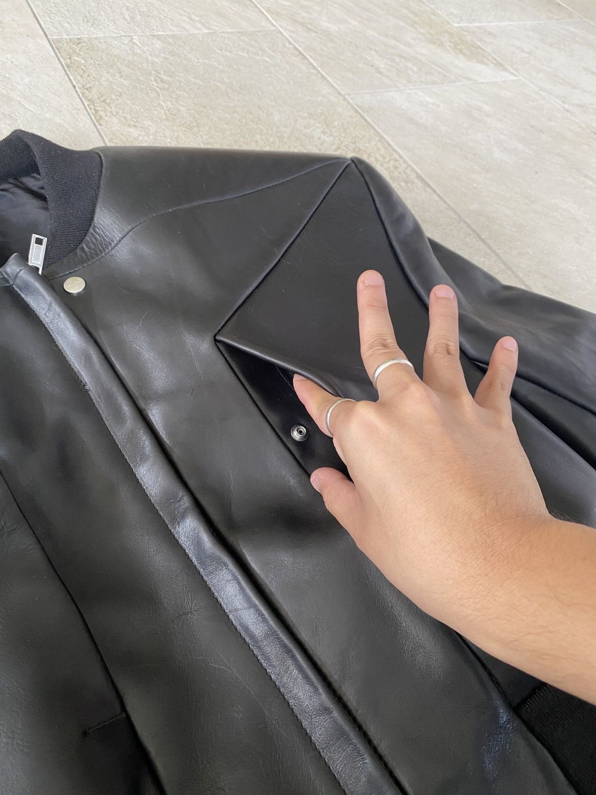 Rick Owens Rick Owens Edfu Flight Tatlin leather jacket Size US XL / EU 56 / 4 - 19 Thumbnail