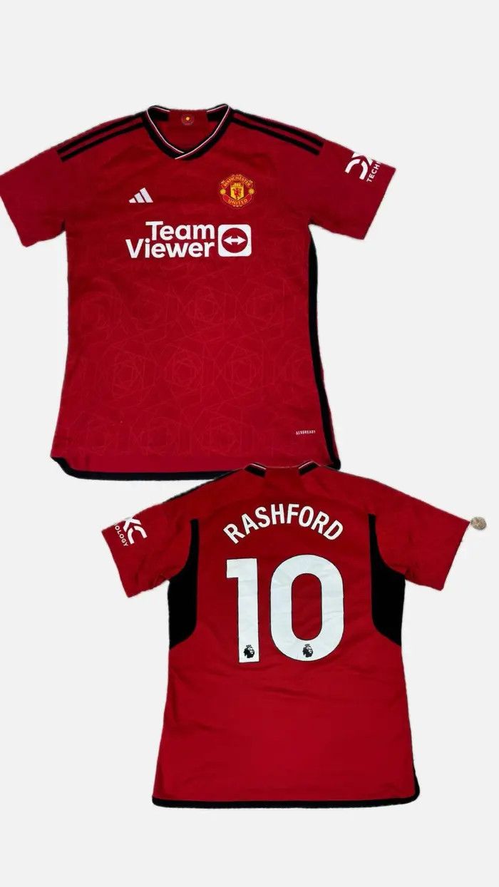 Adidas Adidas Manchester United 2023 2024 Rashford #10 Home Jersey Size US L / EU 52-54 / 3 - 1 Thumbnail