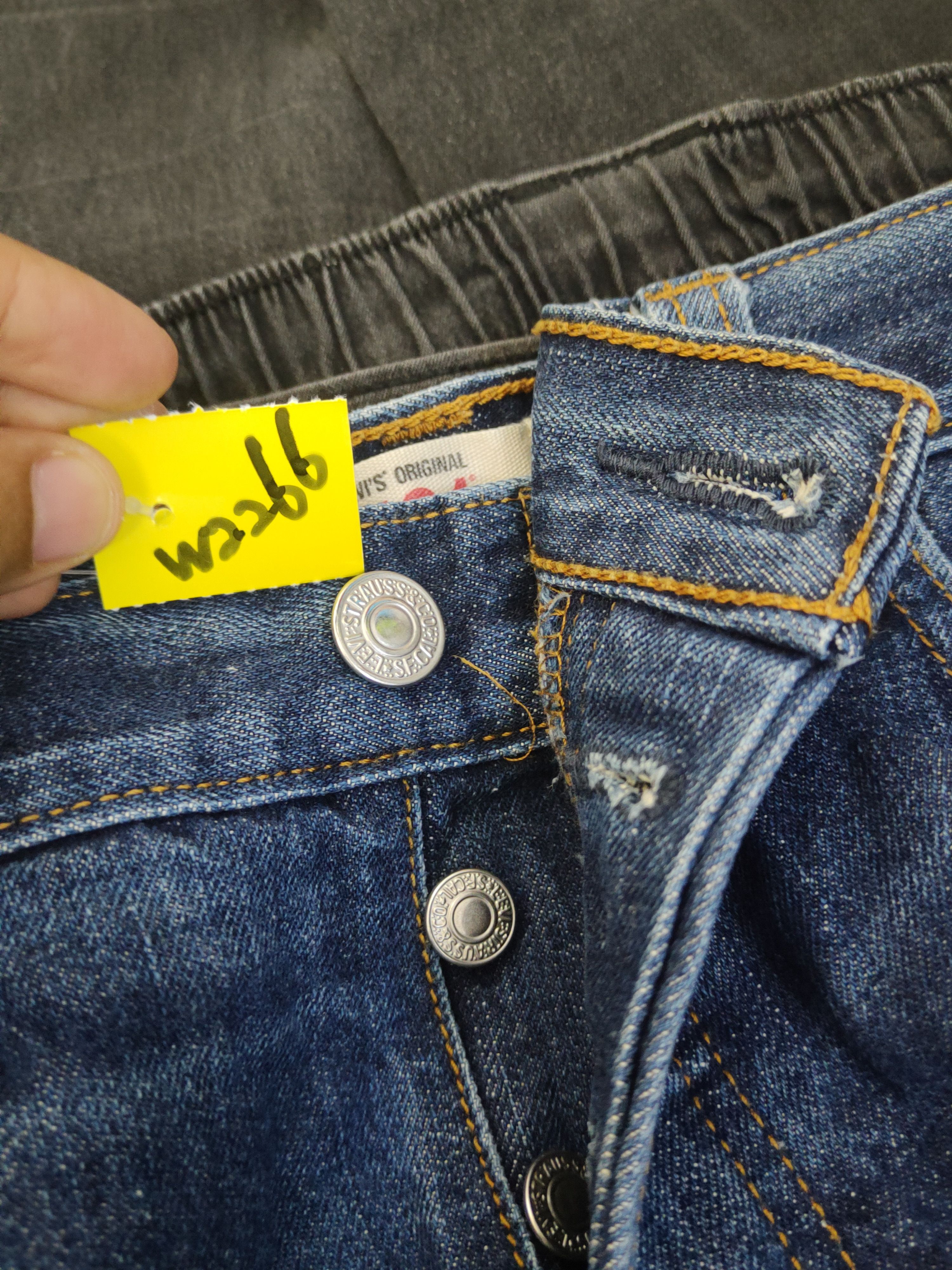Levi's 501 Levi's Blue Distressed Ripped Jeans #W2266 Size US 36 / EU 52 - 23 Thumbnail