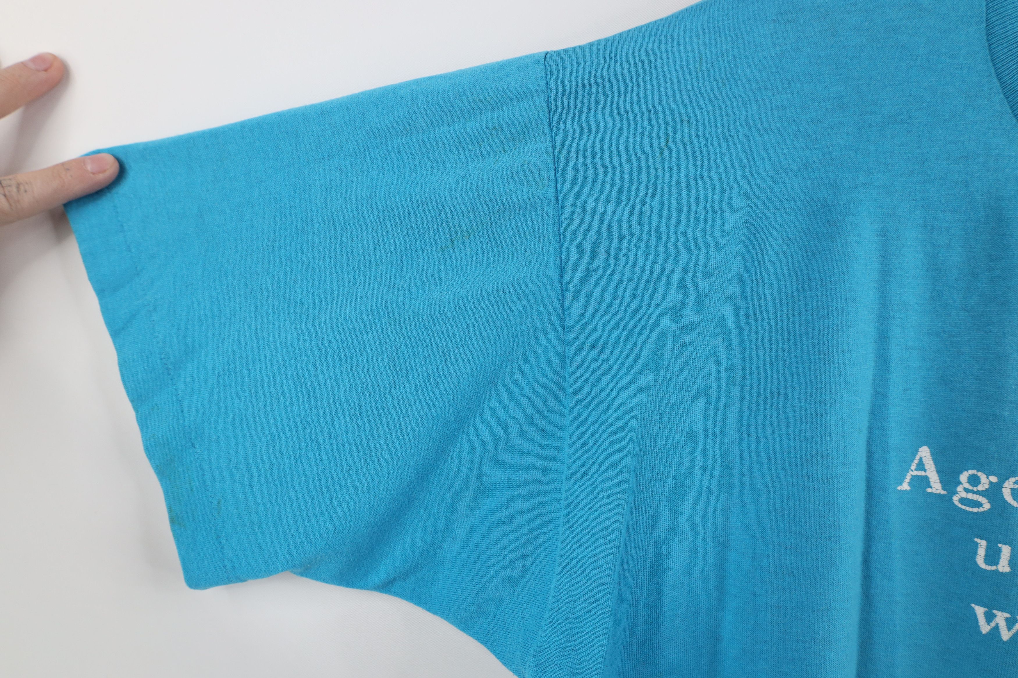 Vintage Vintage 90s Unless You're Wine Or Cheese T-Shirt USA Size US XL / EU 56 / 4 - 9 Thumbnail