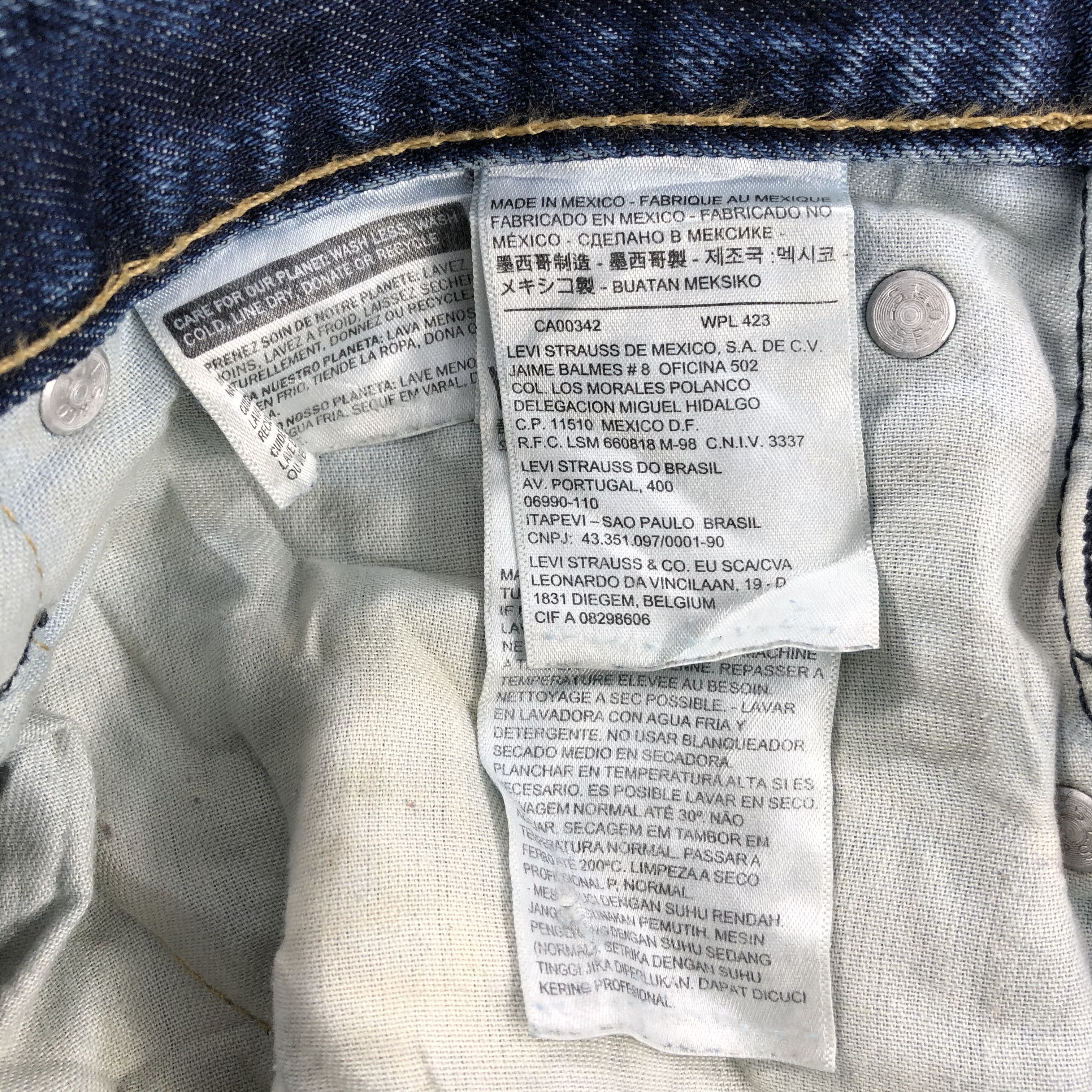Levi's Vintage Levis Jeans Lot 569 Rusty Washed Denim-J1002 Size US 39 - 10 Thumbnail