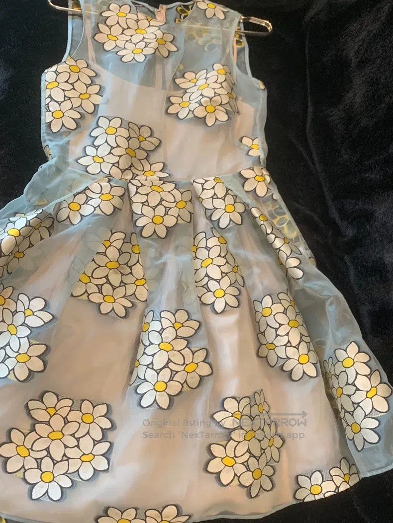 Valentino Little blue daisy dress