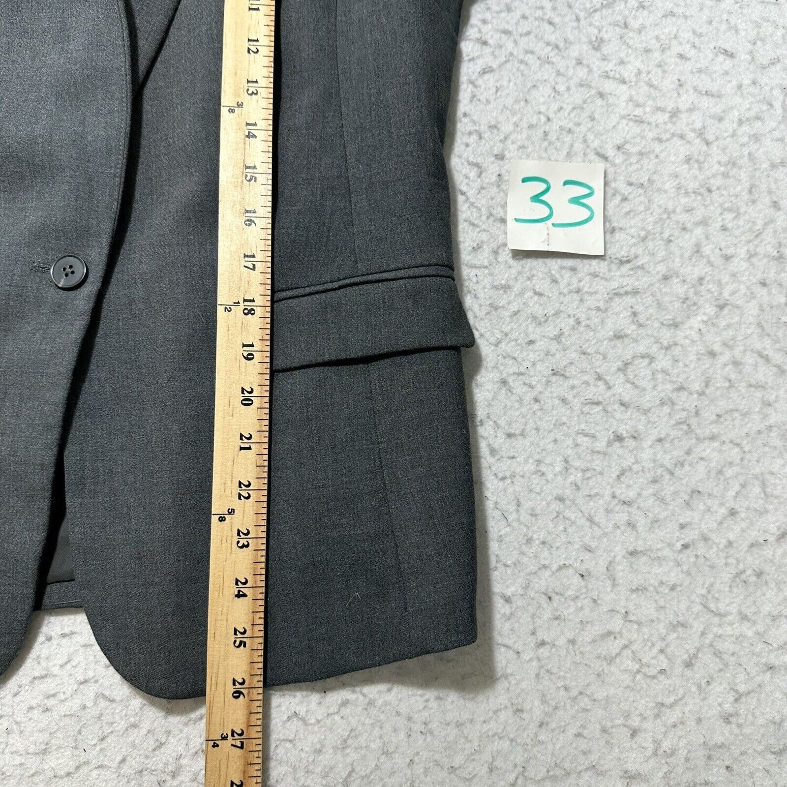 Other Worthington 12 Blazer Career Suit Jacket Gray Button Coat Size XL / US 12-14 / IT 48-50 - 9 Thumbnail