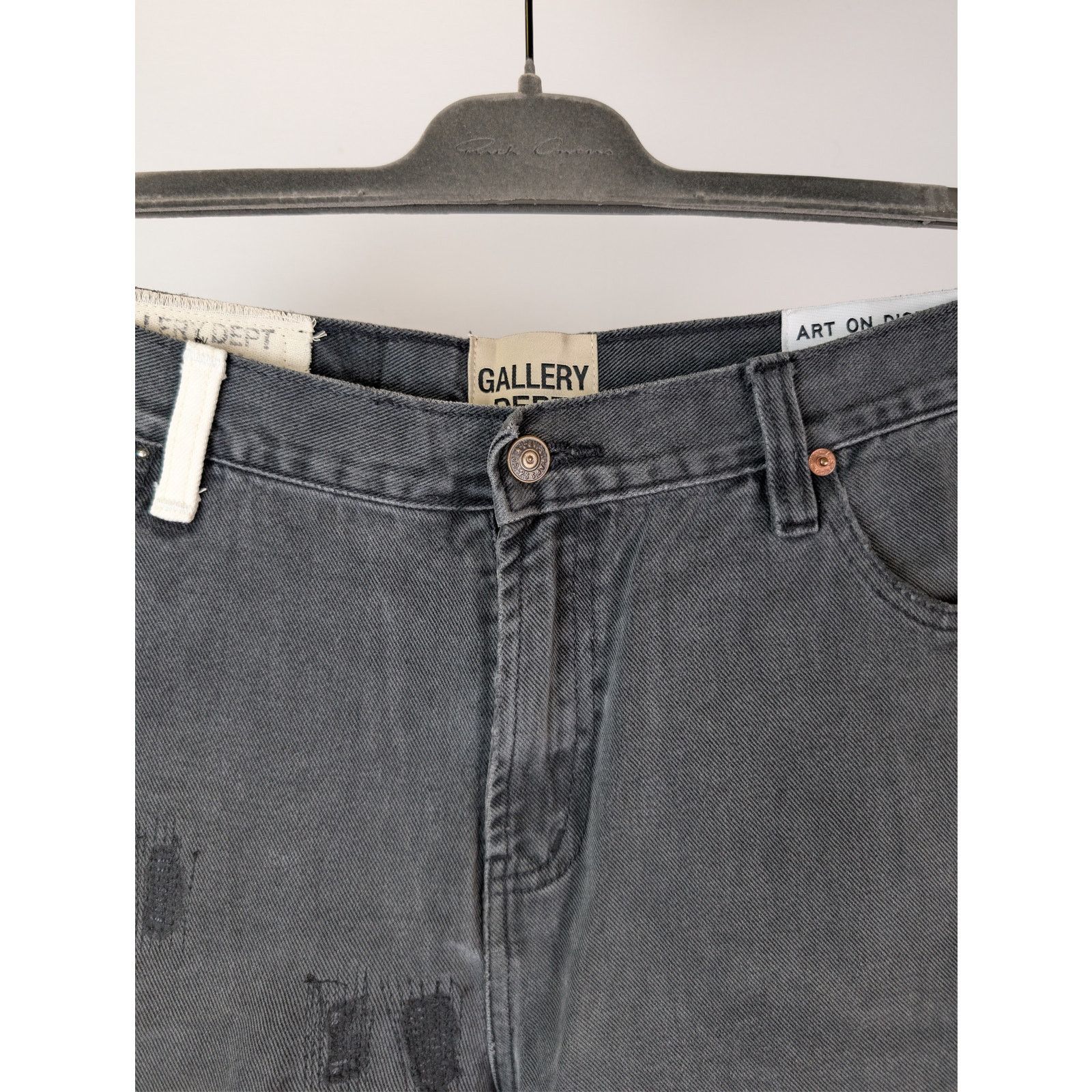 Gallery Dept. o1rshd1 Born To Die Denim Jeans in Black Size US 34 / EU 50 - 8 Thumbnail