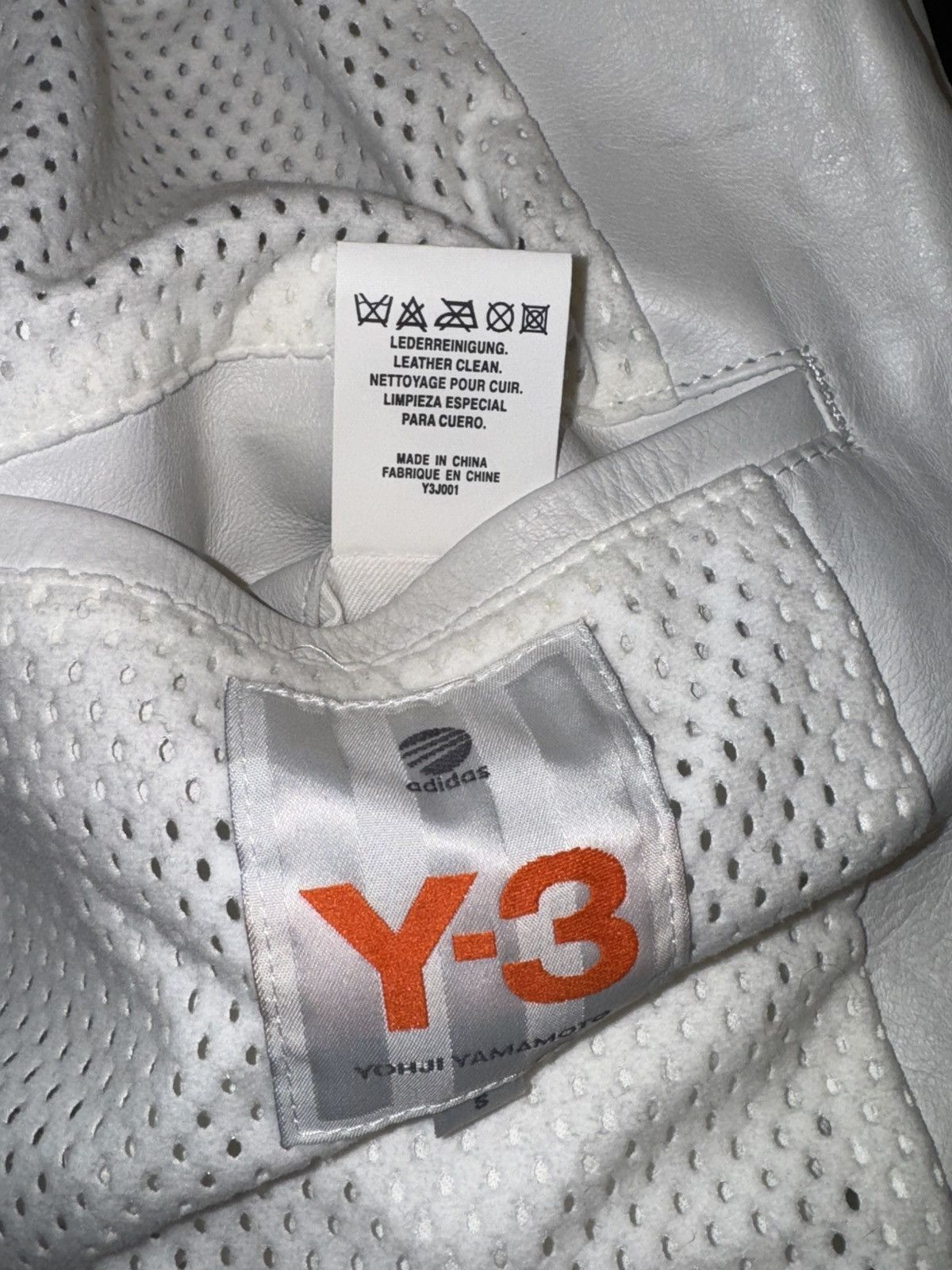 Y-3 Y-3 Adidas x Yohji Yamamoto Leather Racer Jacket Size US S / EU 44-46 / 1 - 9 Thumbnail