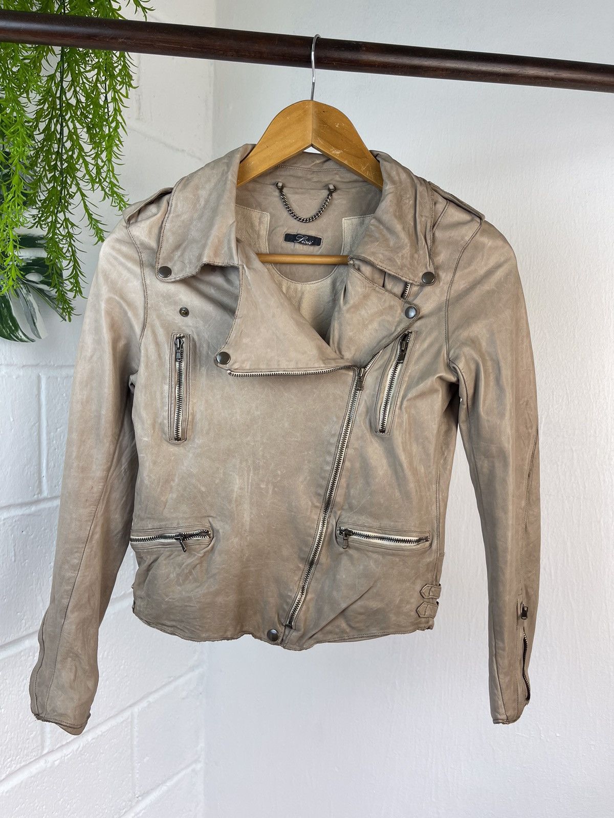 Sisii Leather Biker Jacket