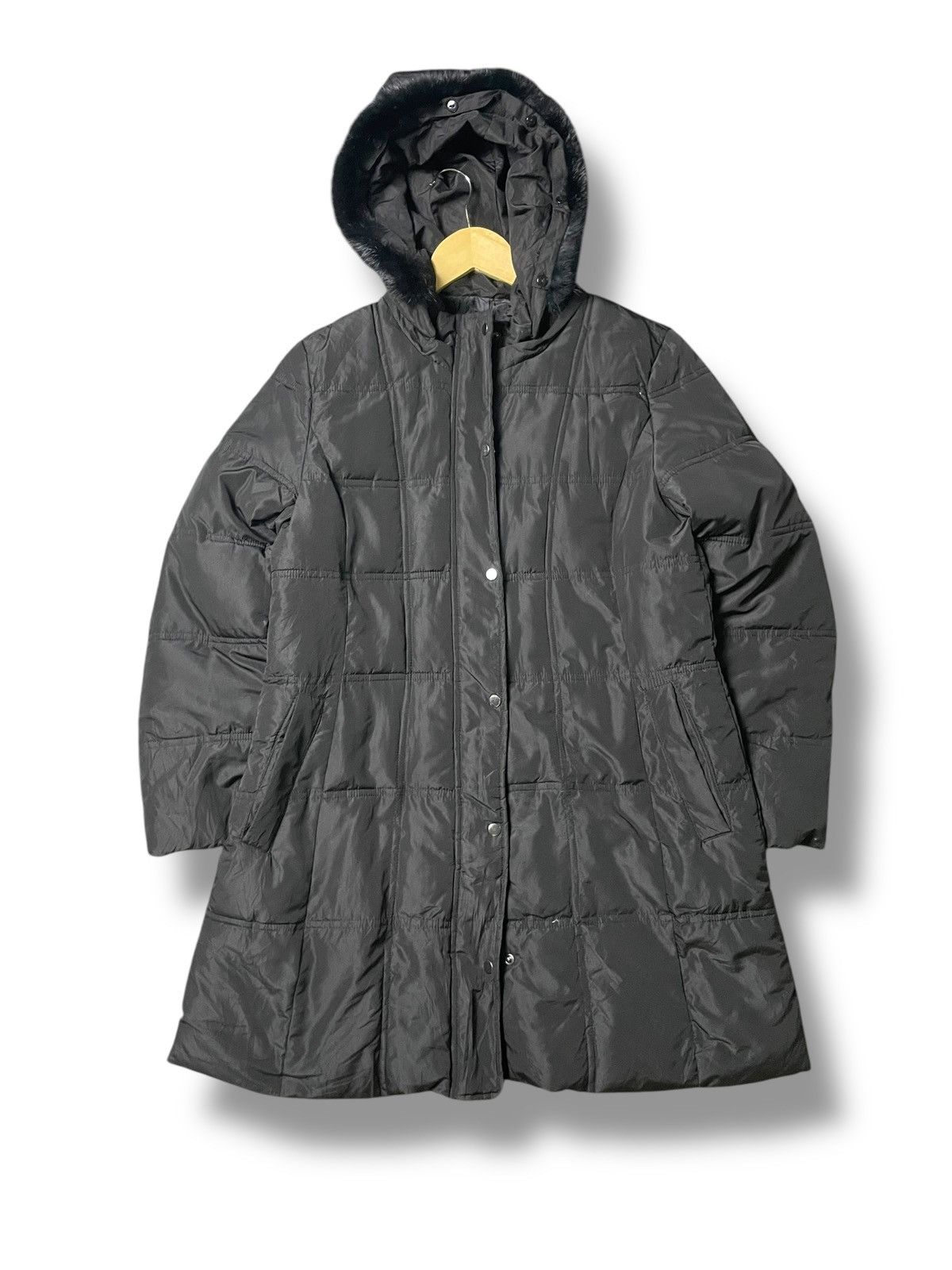 Japanese Brand Japanese Brand Fur Hooded Puffer Jacket (62) Size US XXS / EU 40 - 1 Thumbnail