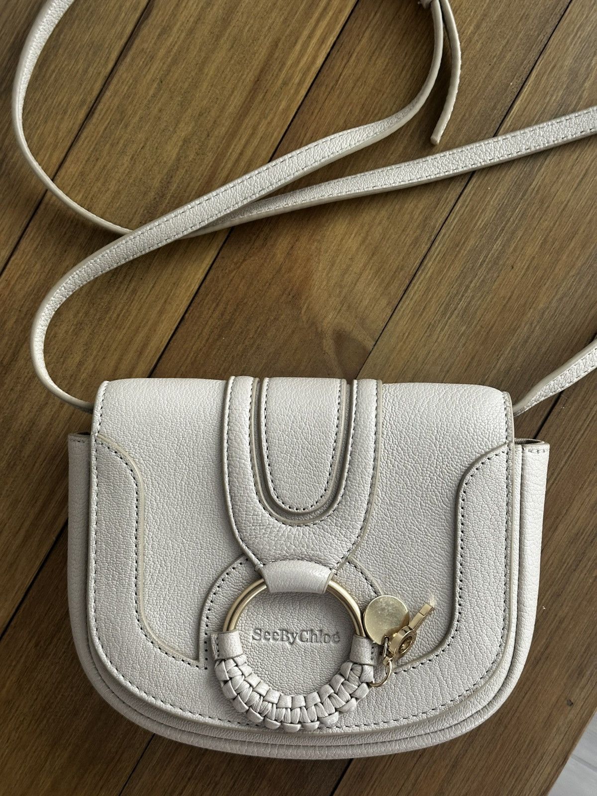 Chloe × See by Chloe See by Chloe Beige Small Hana Crossbody Bag Size ONE SIZE - 1 Thumbnail
