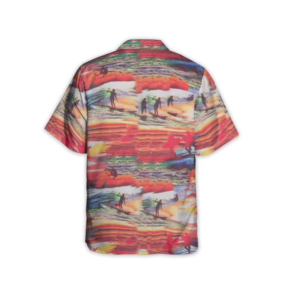 Designer Sunset-Print Cotton Shirt Size US S / EU 44-46 / 1 - 2 Thumbnail