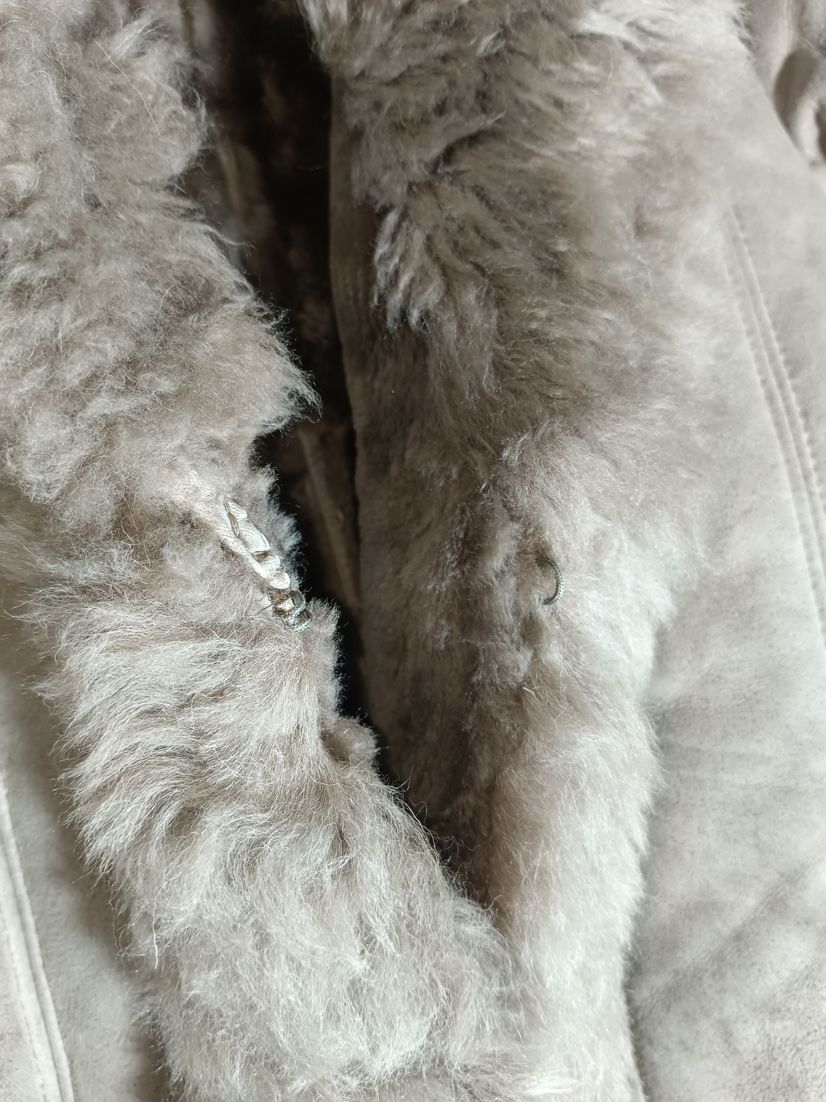 14th Addiction × If Six Was Nine VINTAGE GENUINE SPANISH LAMBSKIN LEDER GRIS FUR LEATHER COAT Size US L / EU 52-54 / 3 - 6 Thumbnail