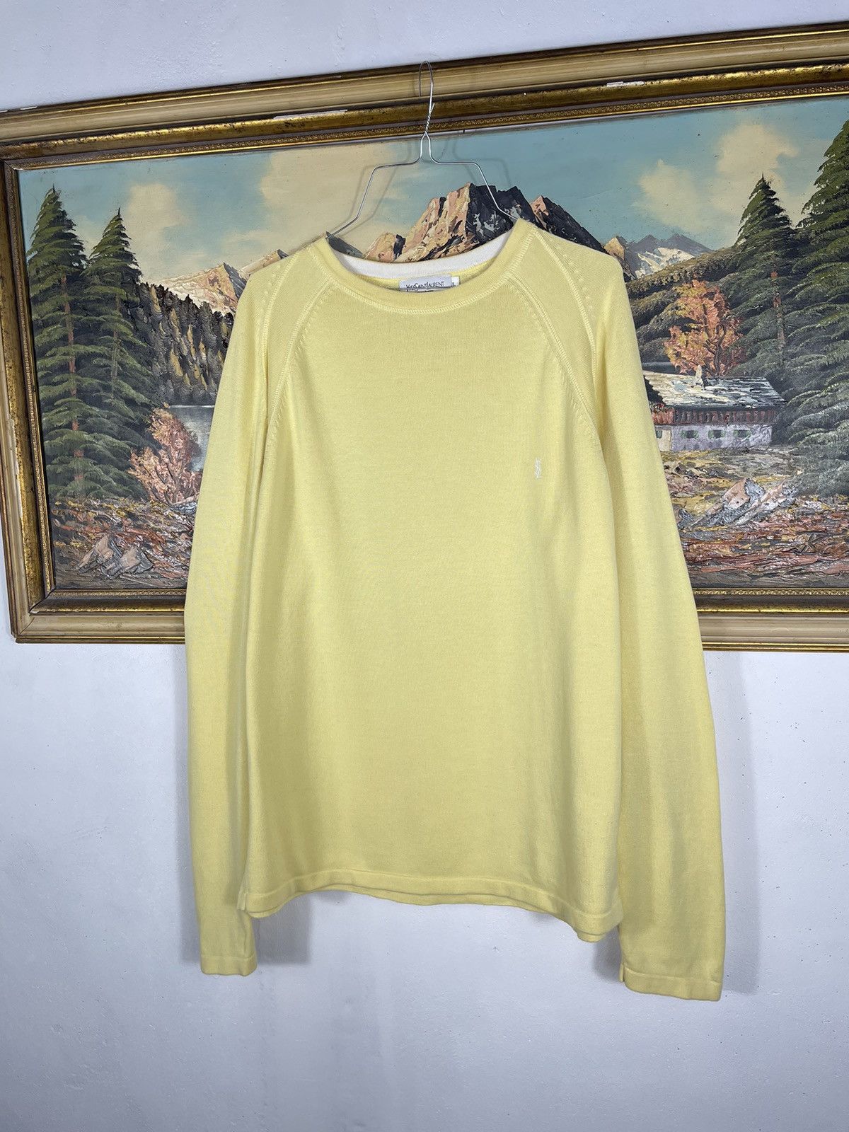 Vintage × Yves Saint Laurent Vintage y2k 00s YSL Yves Saint Laurent Zip Sweater Old Money Size US XL / EU 56 / 4 - 3 Thumbnail