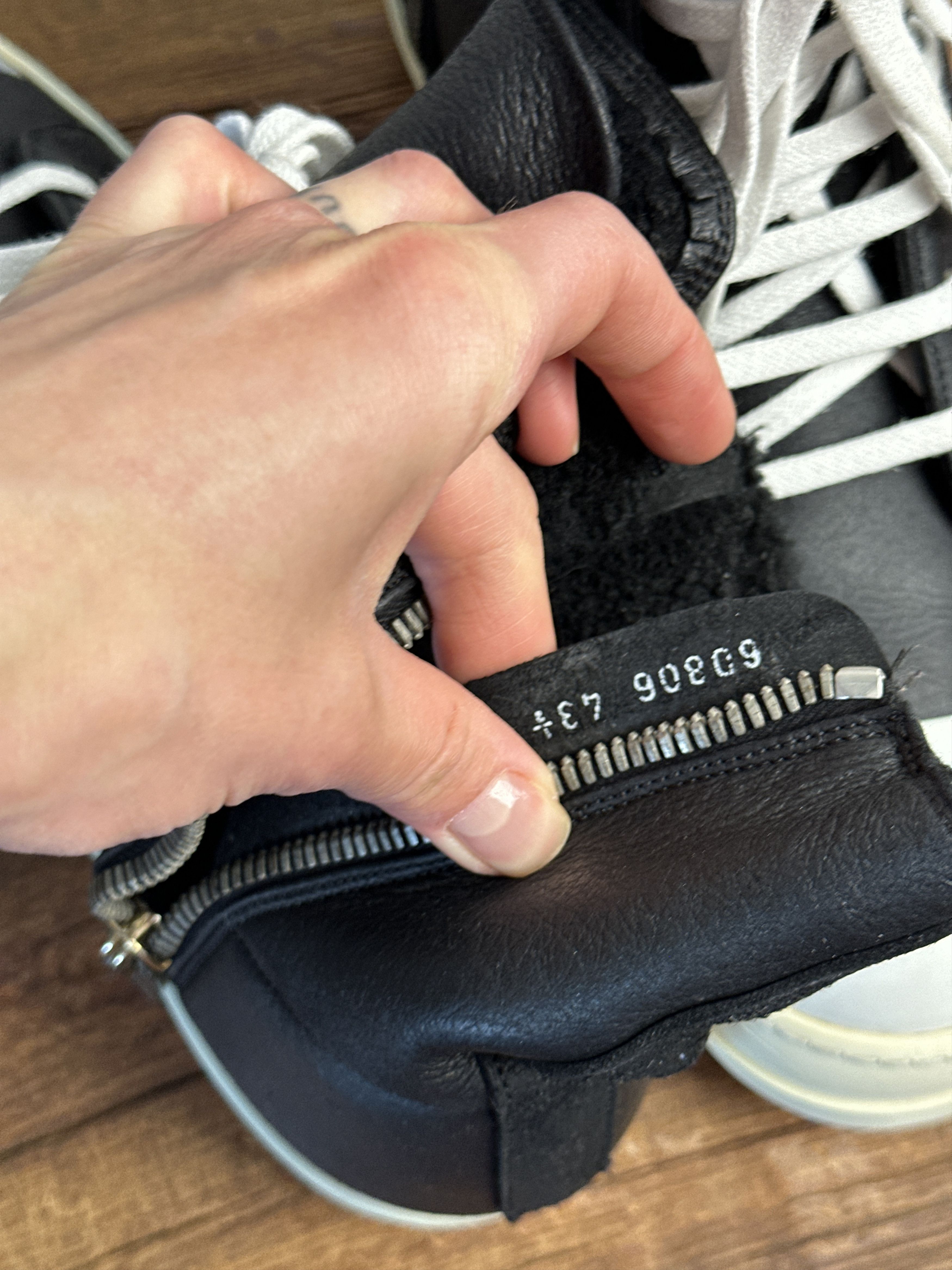 Rick Owens RARE Rick Owens AW14 Shearling High Top Ramones Size US 11 / EU 44 - 15 Thumbnail