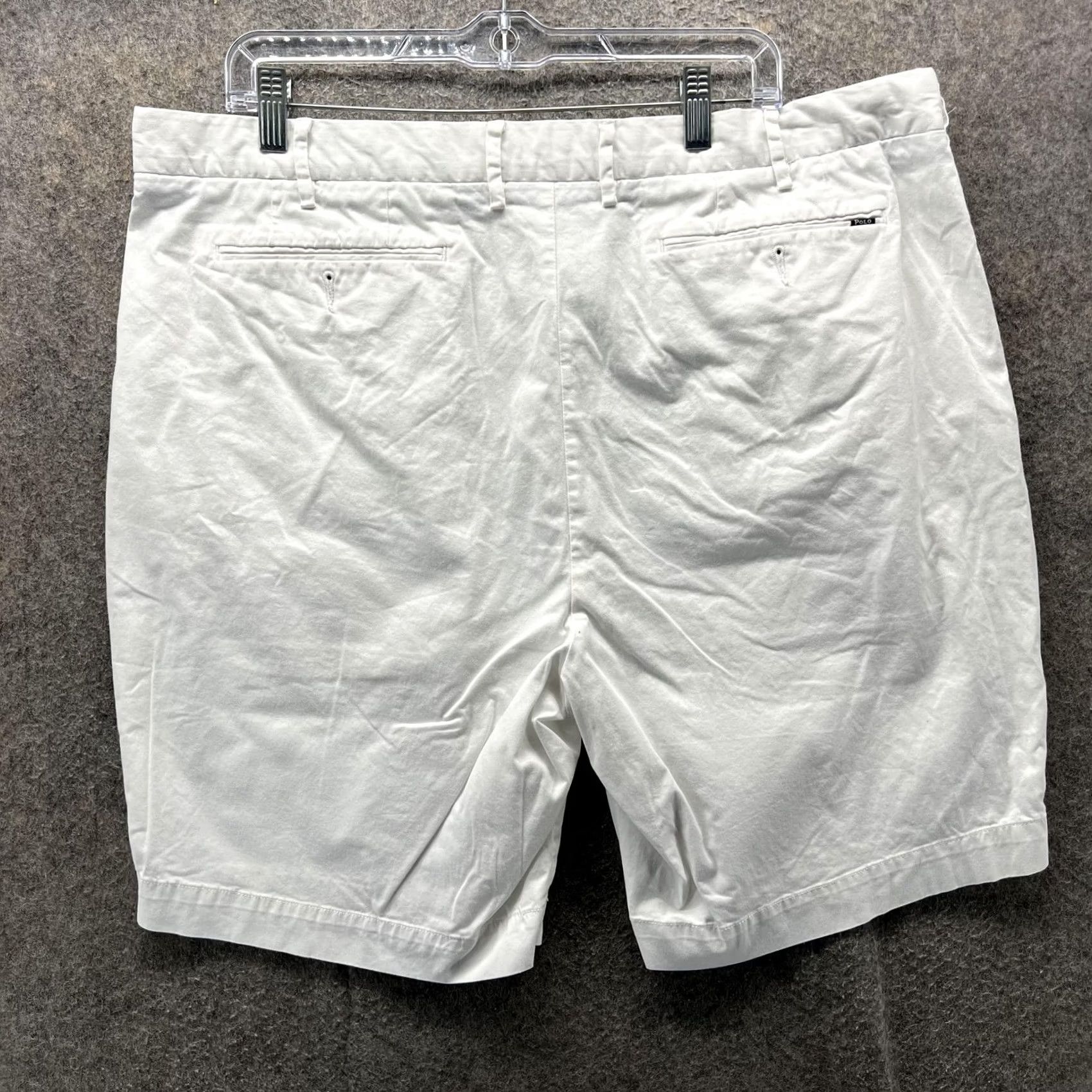 Polo Ralph Lauren Polo Ralph Lauren Shorts Mens 40 White Stretch Chino Flat Front Casual Size US L / EU 52-54 / 3 - 2 Thumbnail