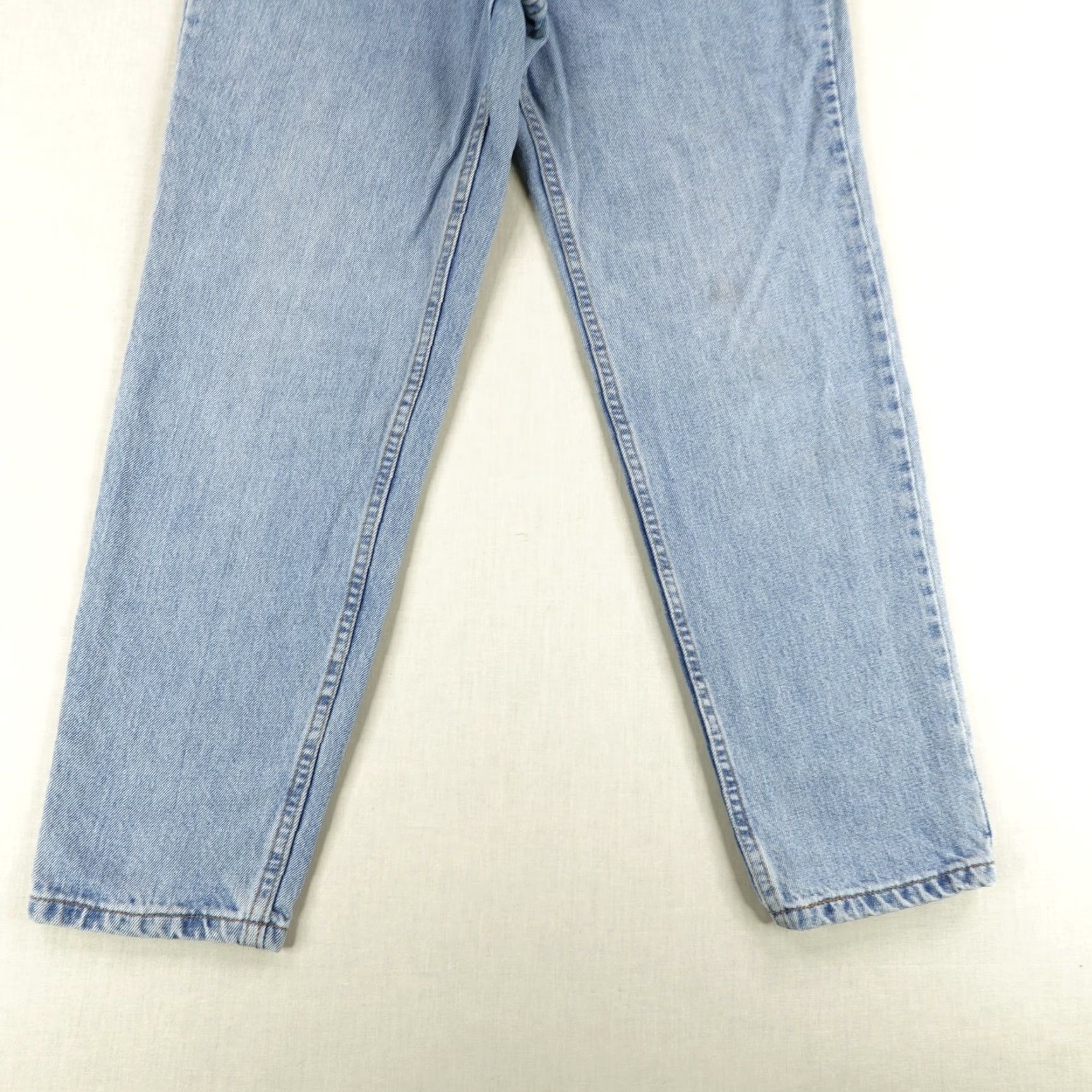 Levi's VINTAGE Levi's 512 Jeans Womens 14 Slim Fit Tapered High Rise Blue Denim Made in USA 90s Size 36" / US 14 / IT 50 - 3 Thumbnail