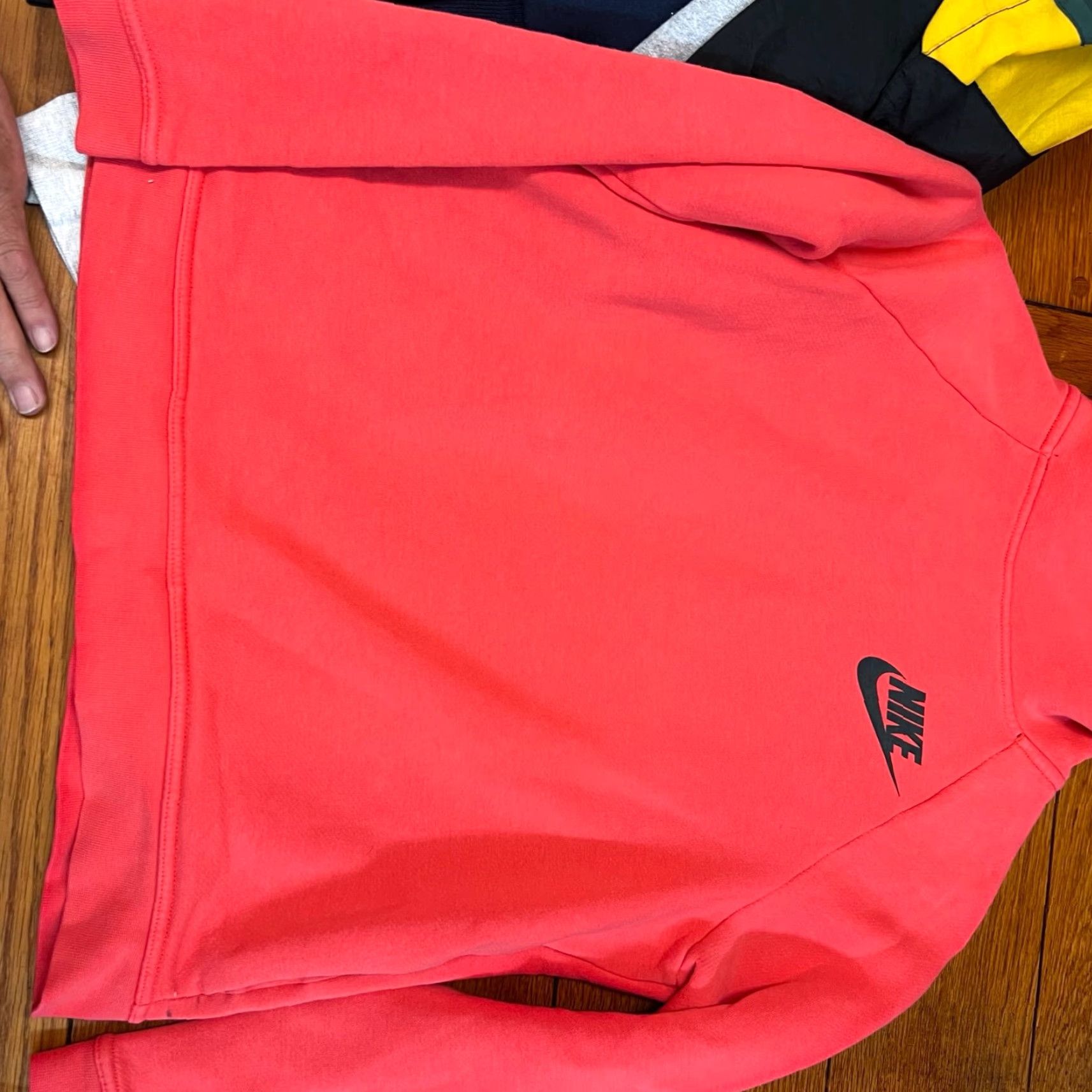 Nike Nike Snood Hoodie Sweatshirt Adult Size M Coral Pockets Size M / US 6-8 / IT 42-44 - 5 Thumbnail
