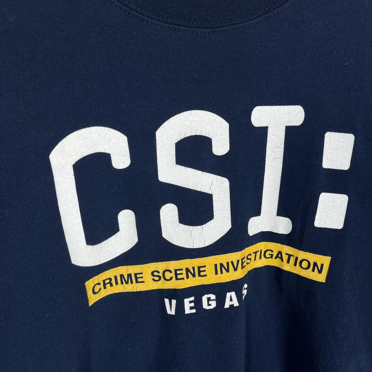 Vintage Vintage CSI Vegas Spellout Big Logo Printed Sweatshirt Size US XXL / EU 58 / 5 - 4 Thumbnail