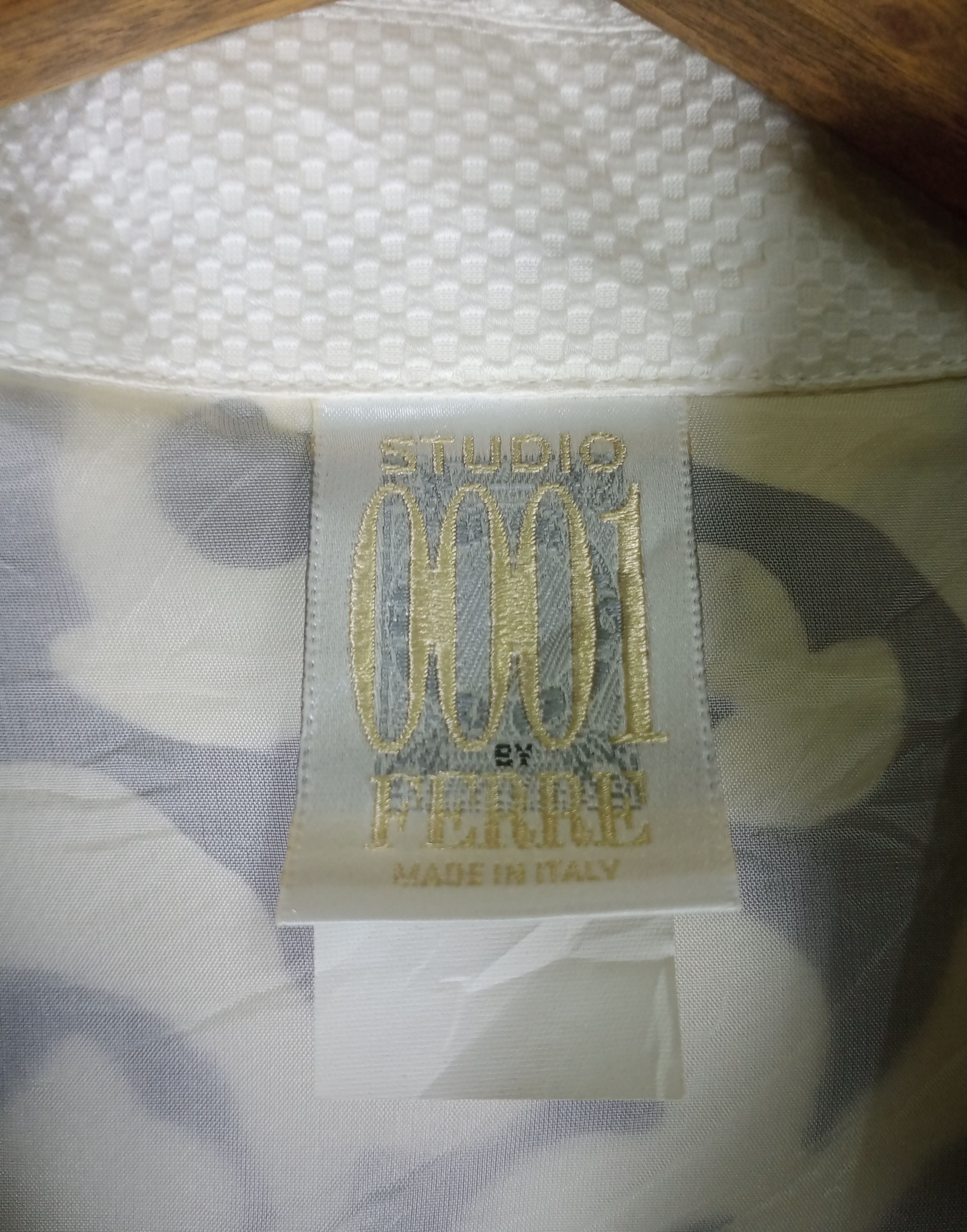 Gianfranco Ferre Rare NWT Studio 0001 By Ferre Silk Blouses Size M / US 6-8 / IT 42-44 - 6 Thumbnail