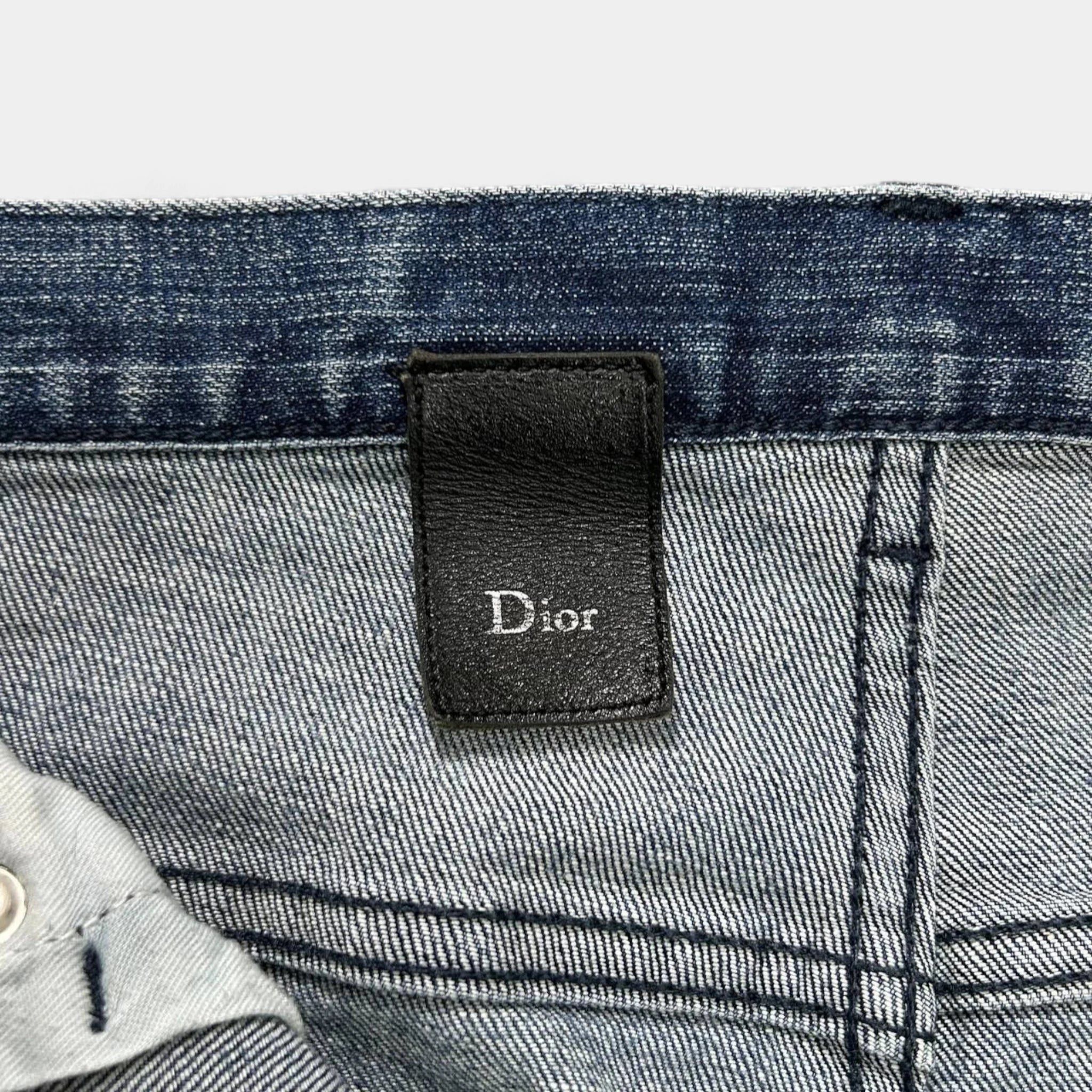 Dior Dior 2000s Skinny Blue Denim Jeans Size US 29 - 6 Thumbnail