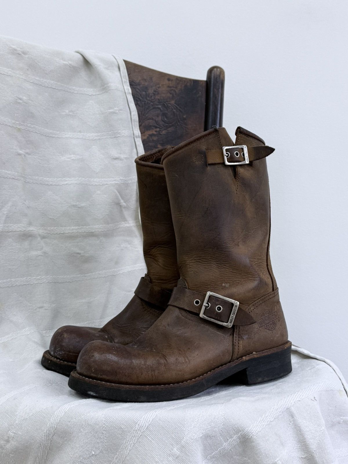 Harley Davidson Vintage Harley Davidson Leather Boots Size US 5.5 / EU 38 - 2 Thumbnail