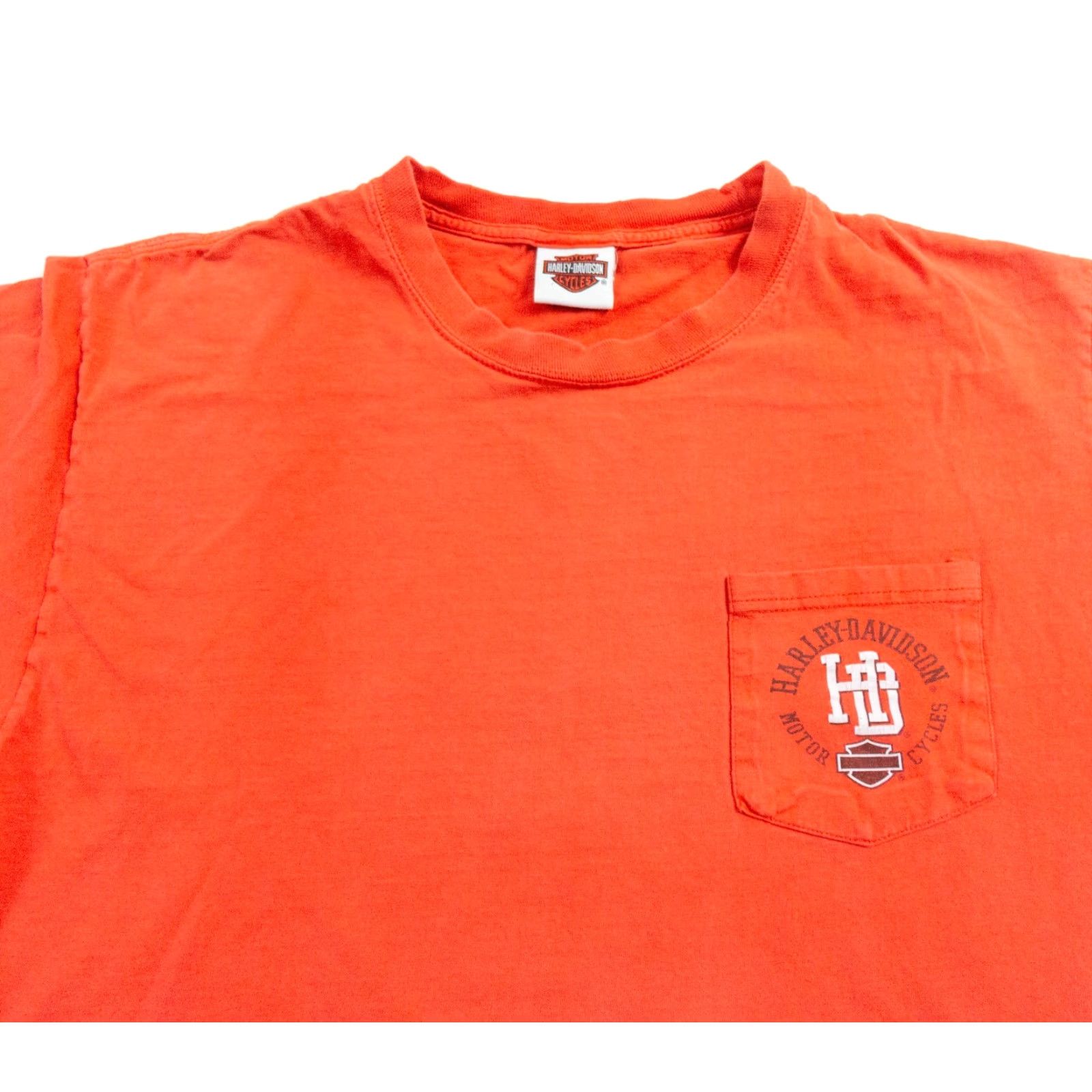 Harley Davidson Harley-Davidson Motorcycle Shirt Mens Large Orange Short Sleeve Tee Graphic Size US L / EU 52-54 / 3 - 5 Thumbnail