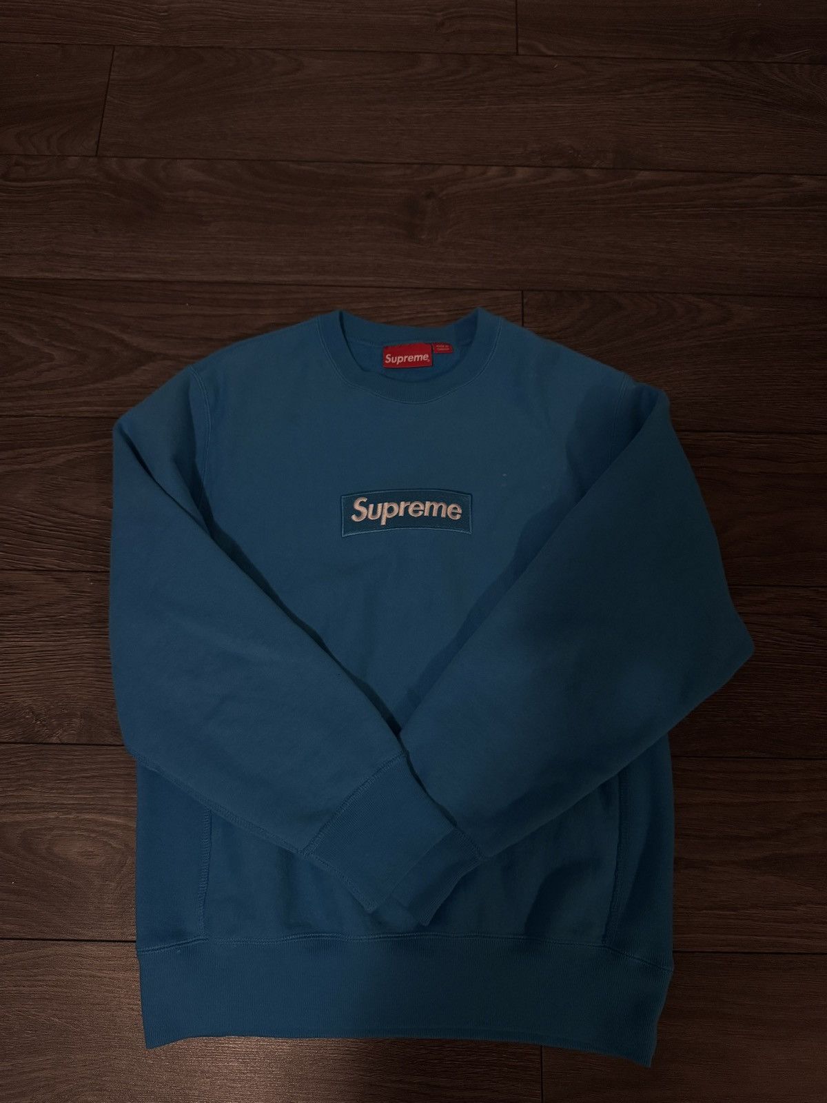 Supreme Box Logo Crewneck (FW18) Bright Royal