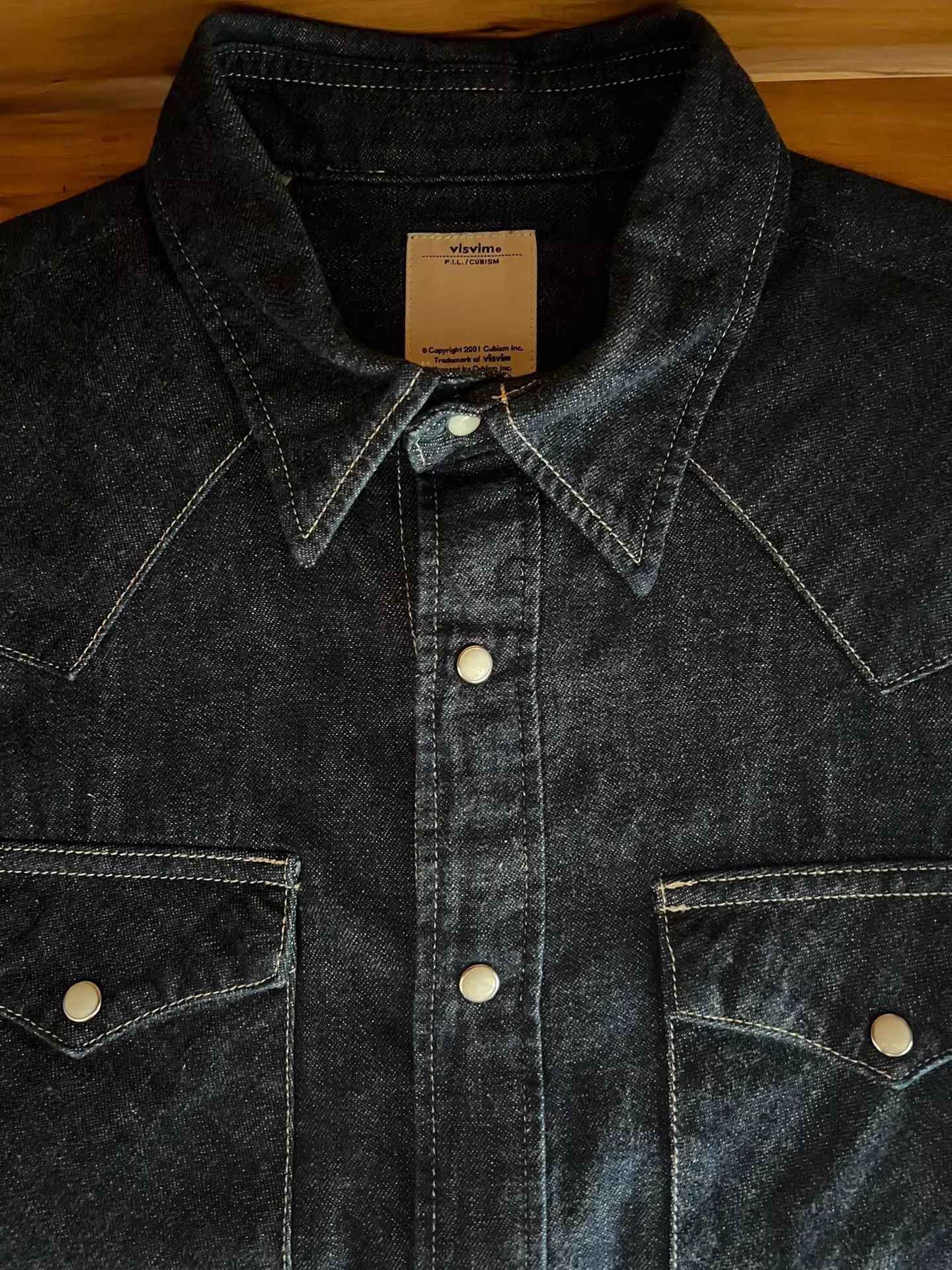 Visvim visvim 15AW Indian Drop Denim Shirt Size US S / EU 44-46 / 1 - 9 Thumbnail
