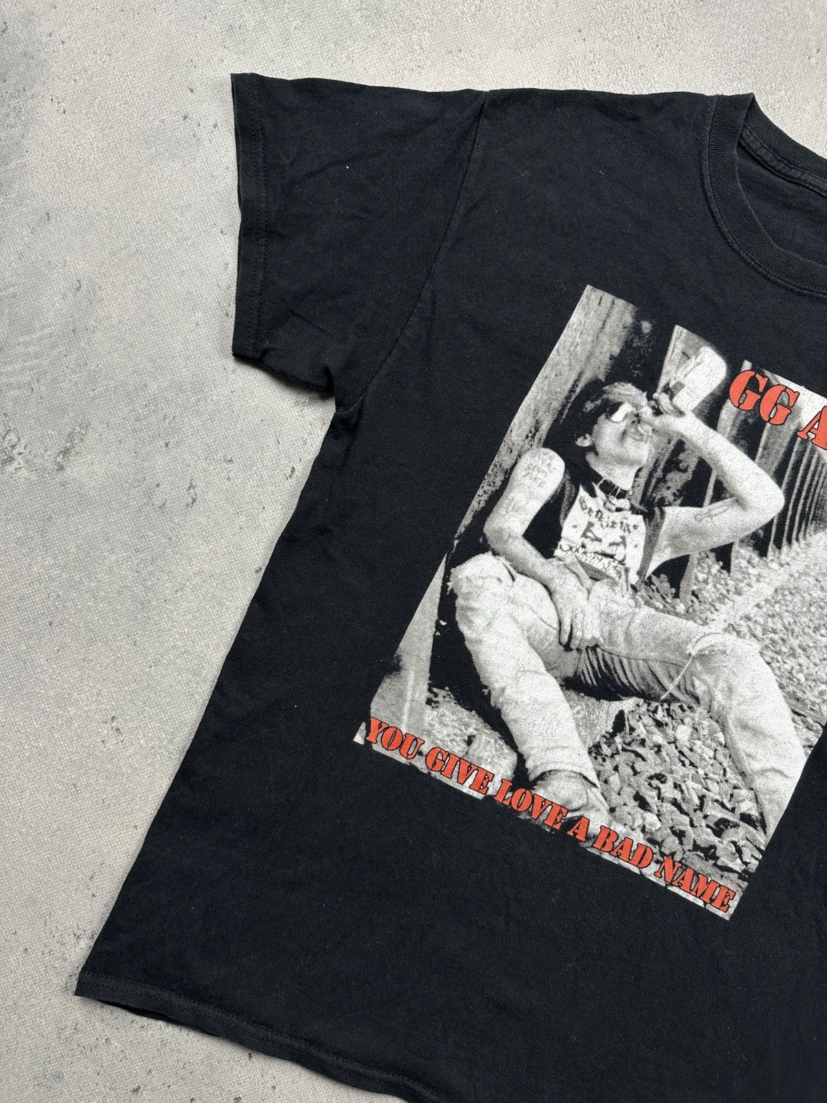 Band Tees Vintage GG Allin Punk Rock Single Stitch Band tee Rare 90s Size US S / EU 44-46 / 1 - 3 Thumbnail