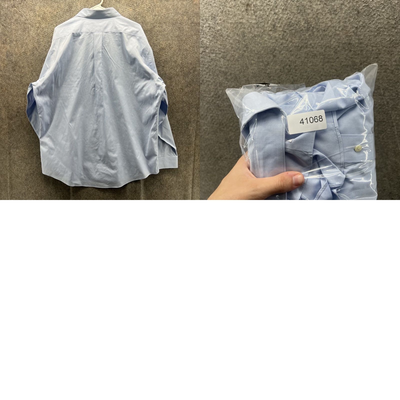 Brooks Brothers Brooks Brothers Dress Shirt Mens 17.5 36 Blue Solid Non-Iron Supima Cotton Shirt Mens Long Sleeve Button-Front Classic Fit Size 48R - 8 Thumbnail