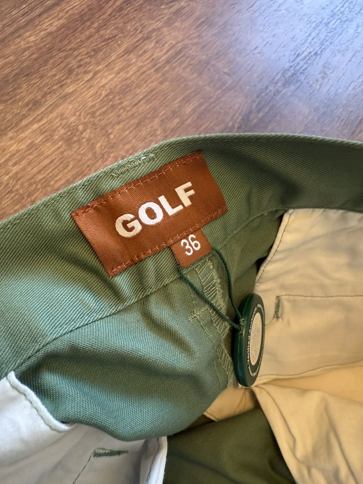 Golf Wang × Golf le Fleur × Tyler The Creator Golf le Fleur Chino Pants Green Size US 36 / EU 52 - 6 Thumbnail
