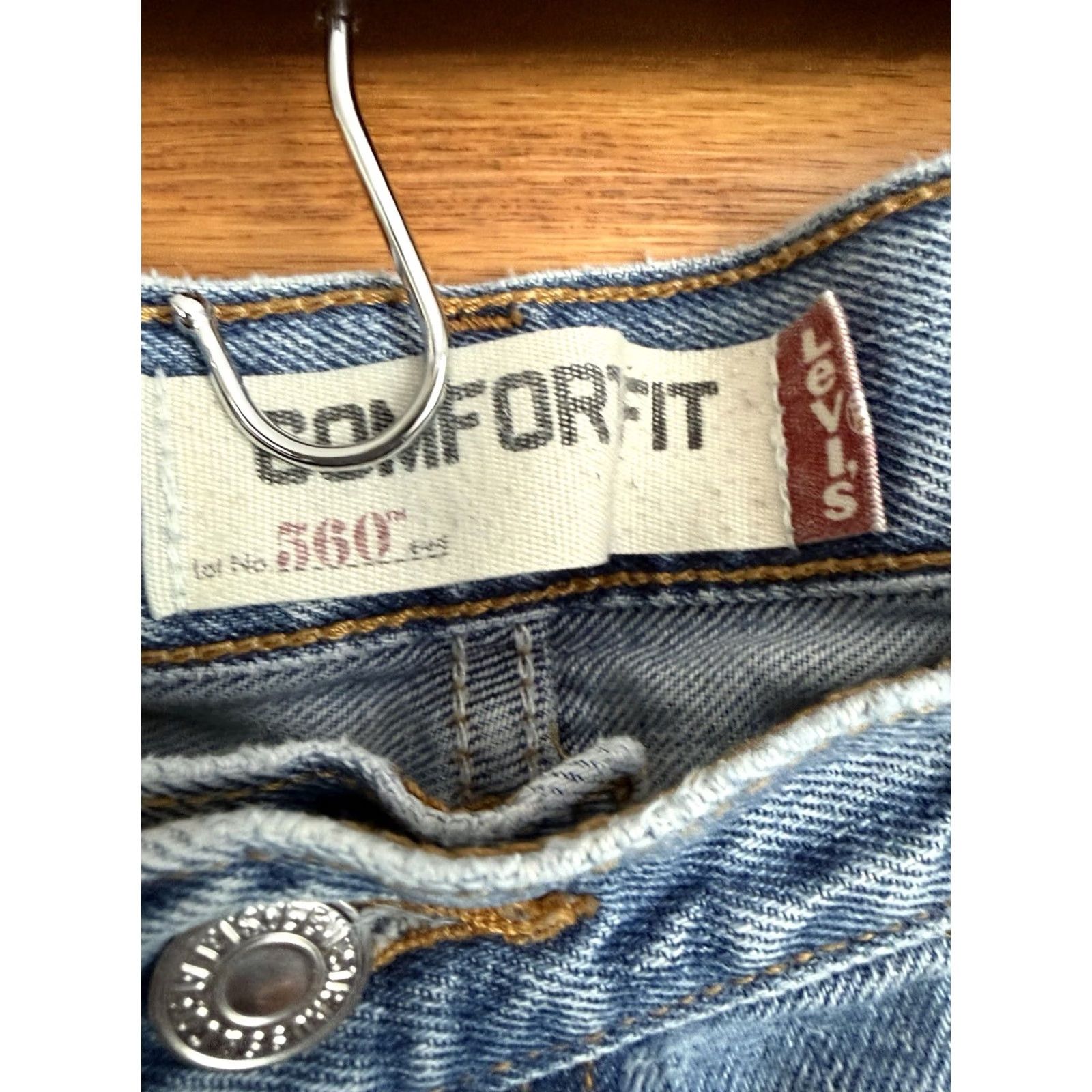 Levi's Levi's Jeans Men 38x32 560 Tapered Comfort Fit Denim Blue Size US 38 / EU 54 - 3 Thumbnail