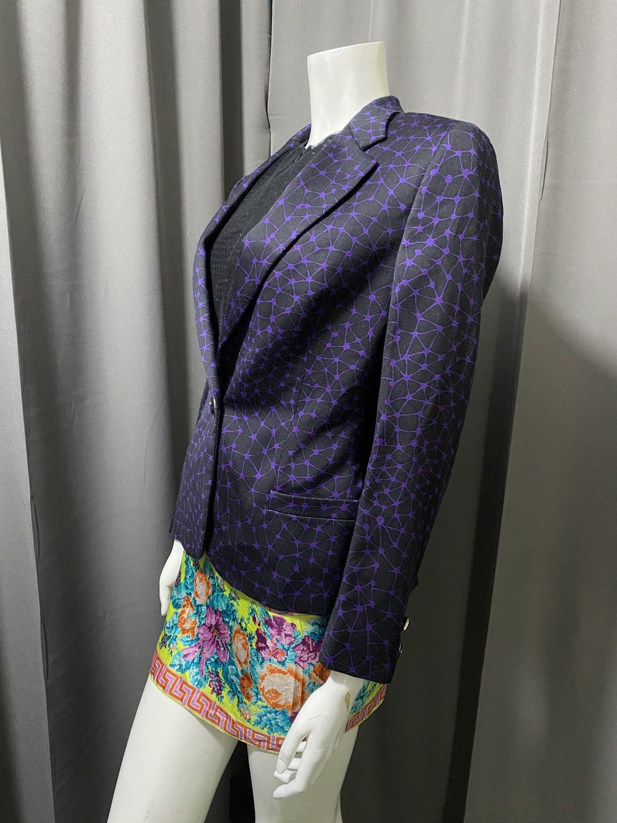 Versace Rare A/W 1996 Versace Couture Web Blazer Size M / US 6-8 / IT 42-44 - 3 Thumbnail