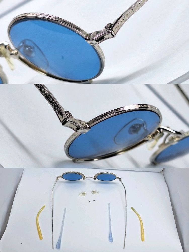 Other NICOLE 2171 Mitsuhiro Matsuda Steampunk Round Glasses Size ONE SIZE - 7 Thumbnail