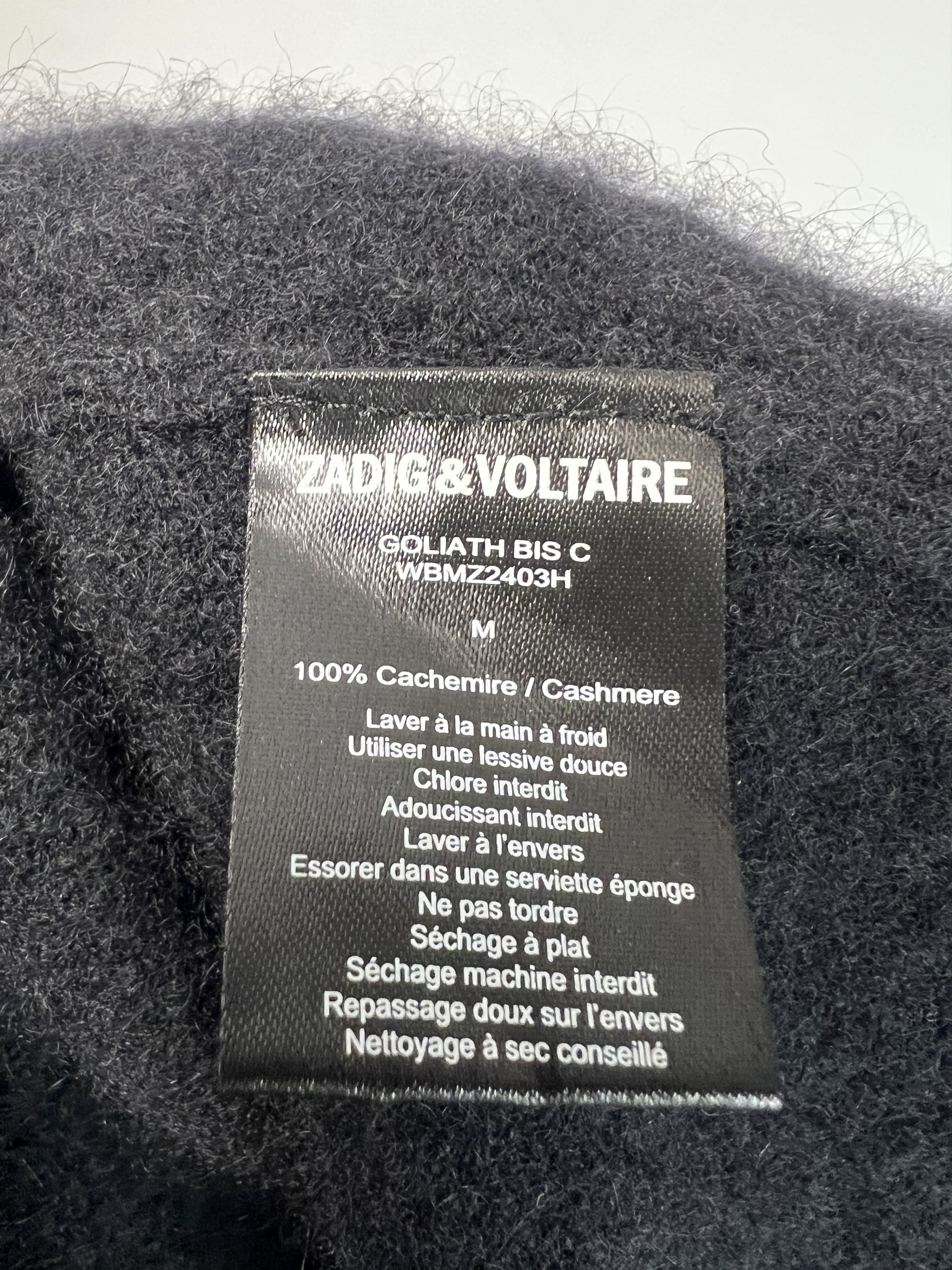 Zadig & Voltaire Zadig & Voltaire 100% Cashmere Full Zip Hoodie Size M Size US M / EU 48-50 / 2 - 16 Thumbnail