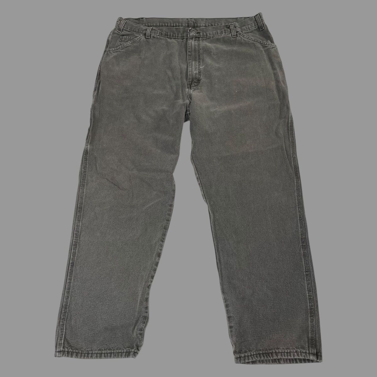 Dickies × Vintage Vintage 90s dickies faded canvas workwear pants Size US 38 / EU 54 - 1 Thumbnail