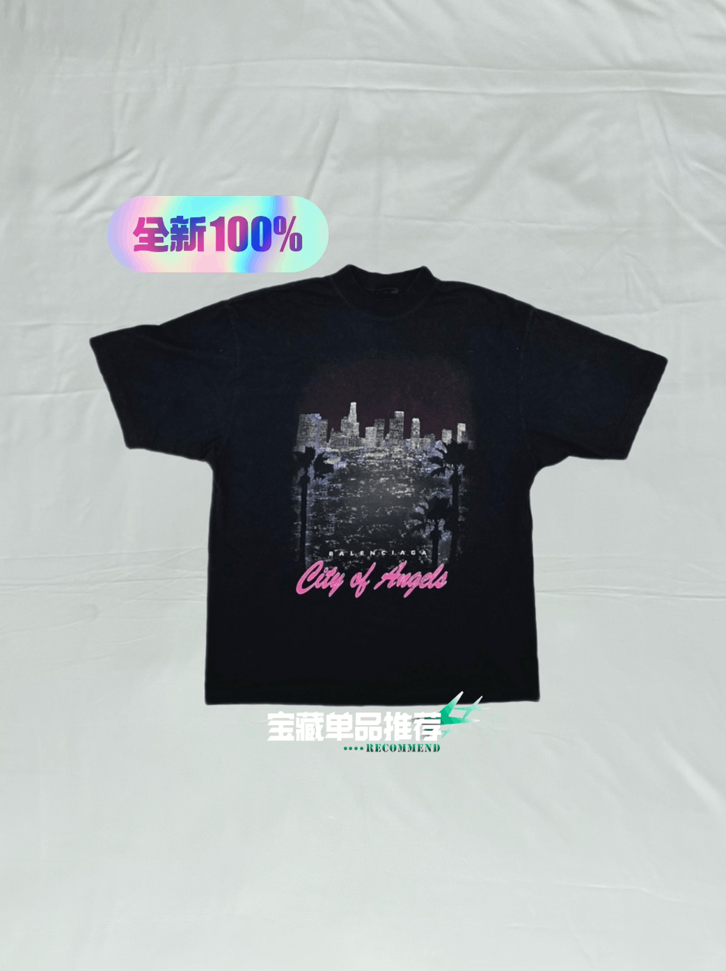 Balenciaga Balenciaga FW25 City of Angels T-Shirt Size US L / EU 52-54 / 3 - 1 Thumbnail