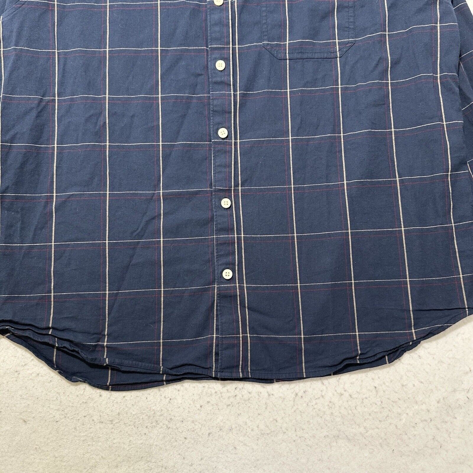 Columbia Columbia XXL Vapor Ridge Button Down Shirt Navy Blue Plaid Size US XXL / EU 58 / 5 - 6 Thumbnail