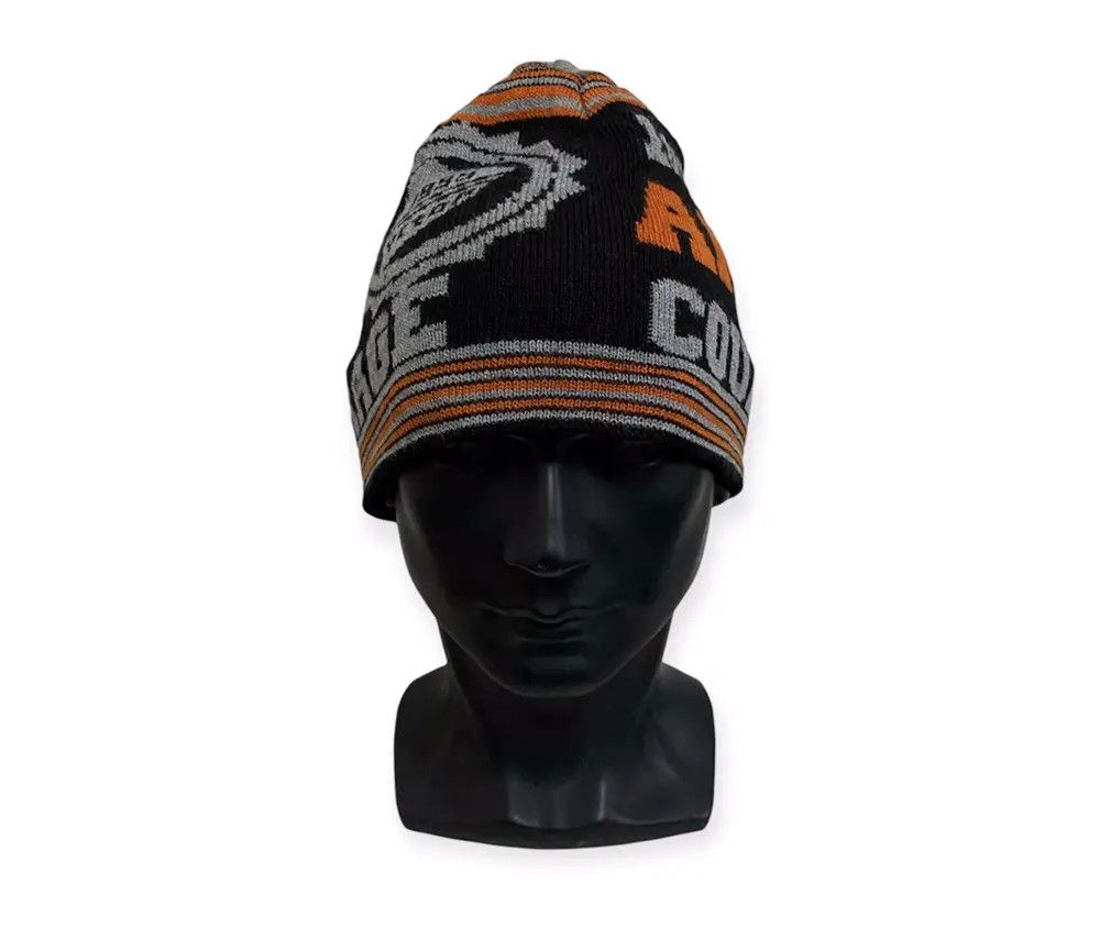 Japanese Brand × Vintage Japanese Brand Overprint Beanie Hat Size ONE SIZE - 1 Thumbnail