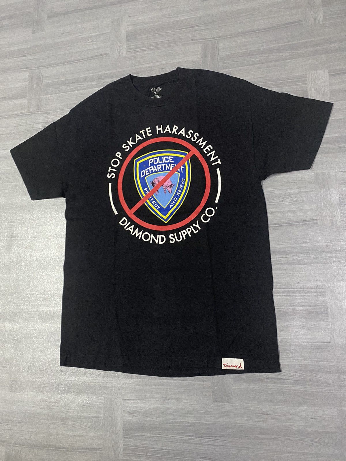 Other 💥 RARE💥 Diamond Supply Co. Stop Skate Harassment Tee Size US L / EU 52-54 / 3 - 2 Thumbnail
