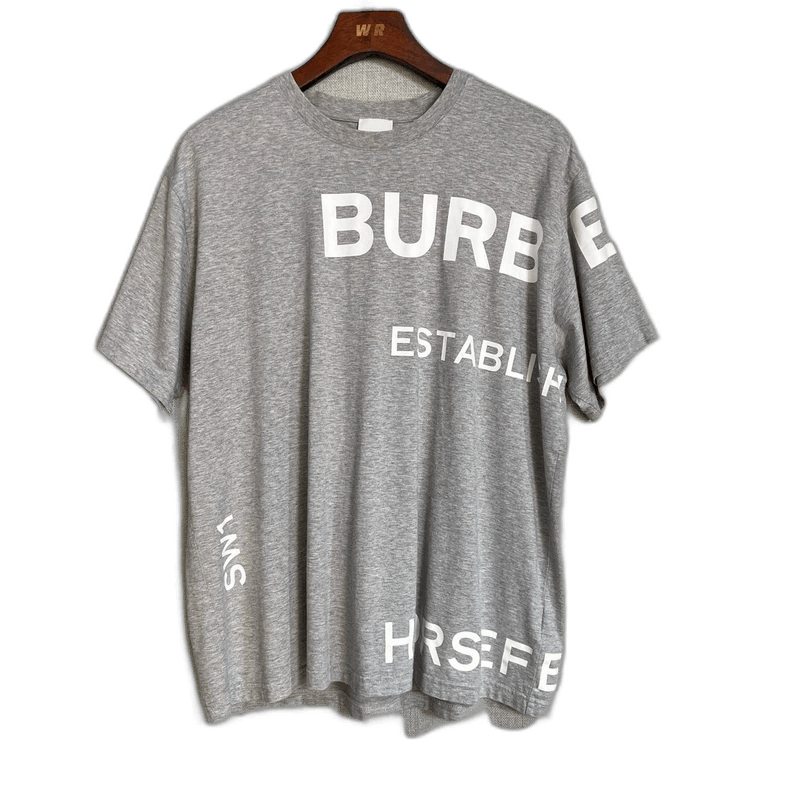 Burberry Burberry Gray Short Sleeve T-Shirt Size US L / EU 52-54 / 3 - 1 Thumbnail