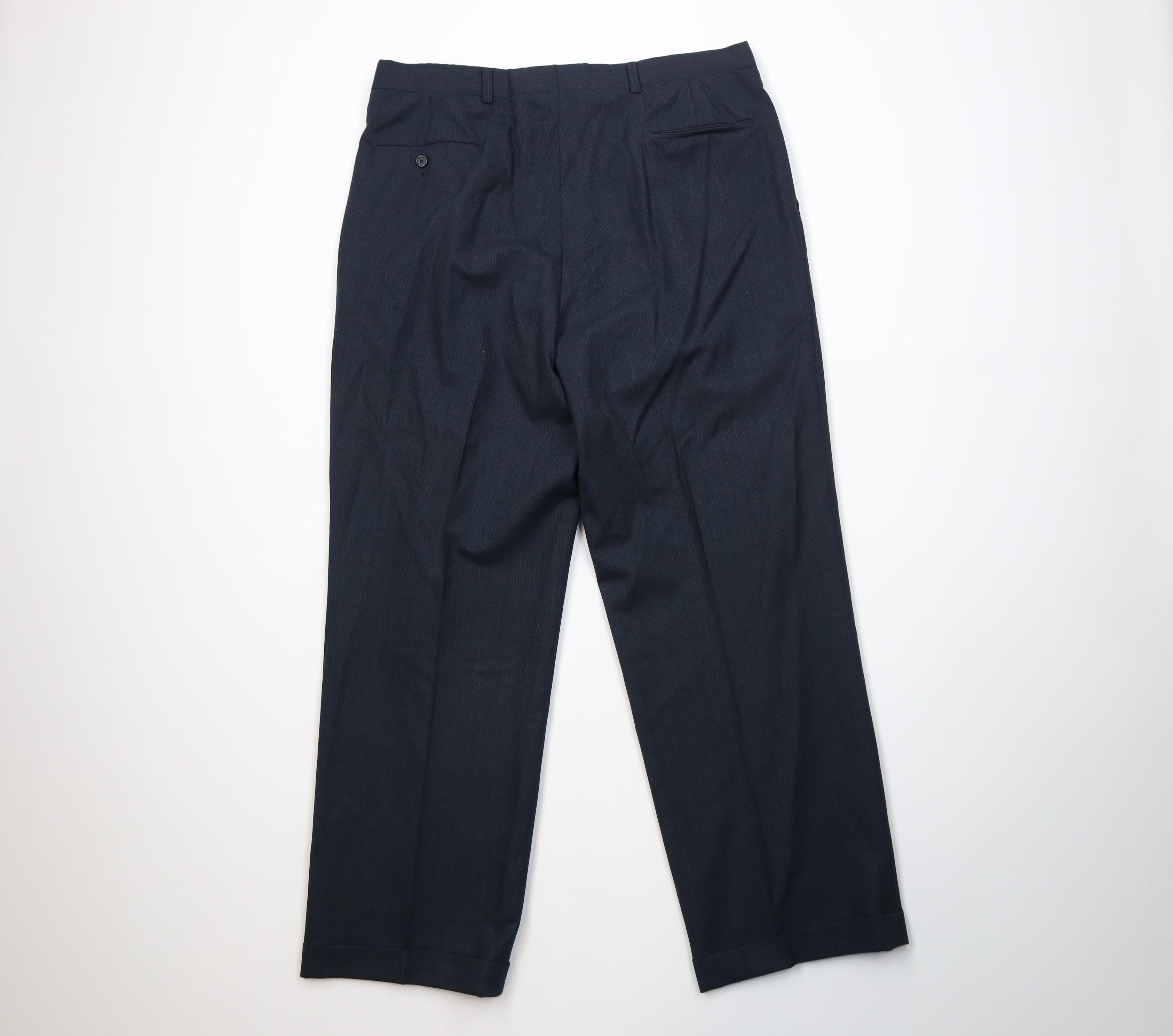 Vintage Vintage 70s Streetwear Knit Wide Leg Chino Pants Plaid USA Size US 38 / EU 54 - 9 Thumbnail