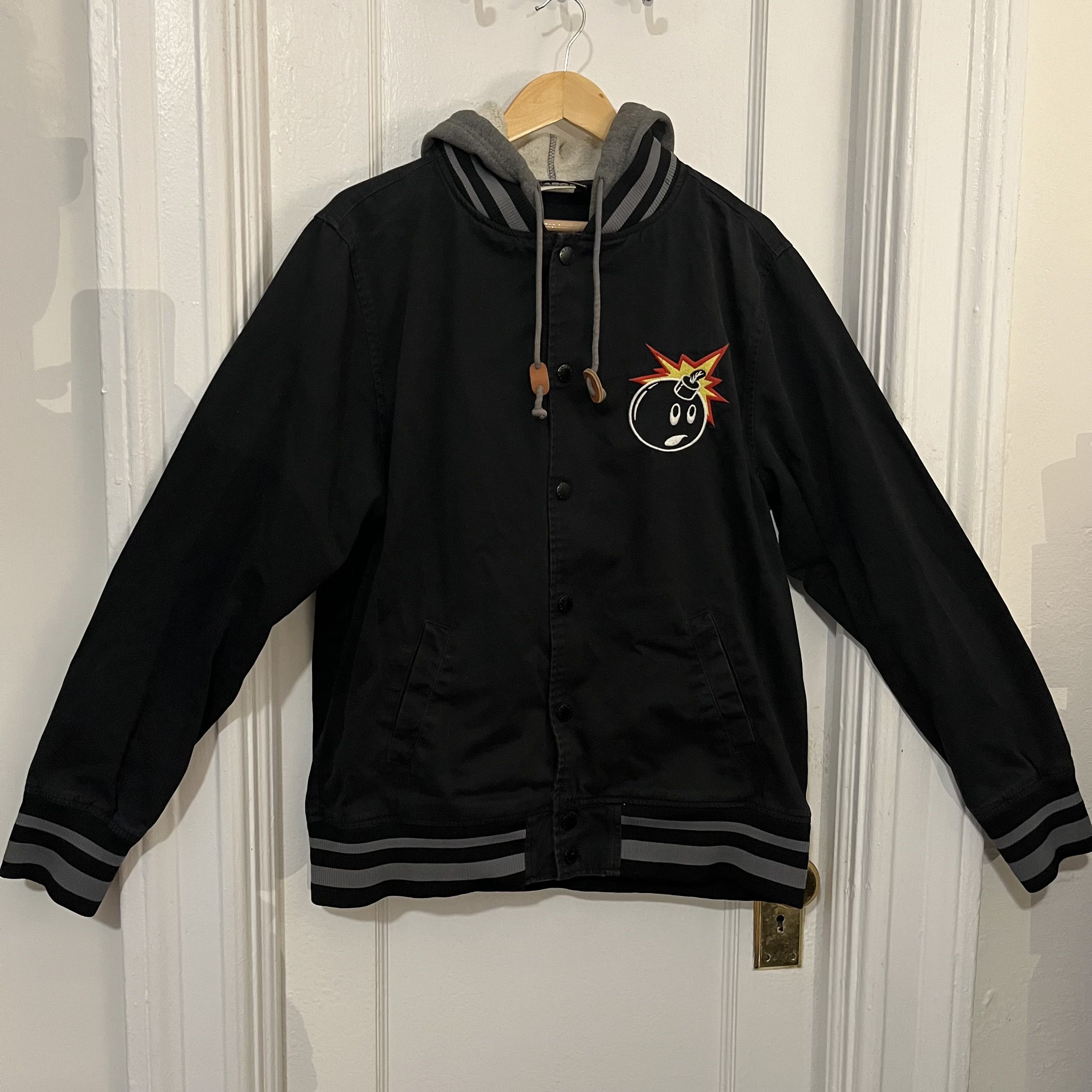 The Hundreds Adam Bomb varsity bomber jacket