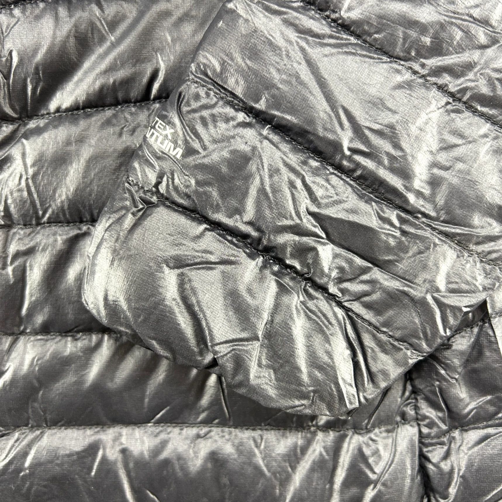 Vintage REI Co Op Jacket Womens M Black Puffer Down Full Zip Quilted Logo Mid-Length Long Sleeve Regular Outdoor Jacket Size M / US 6-8 / IT 42-44 - 2 Thumbnail