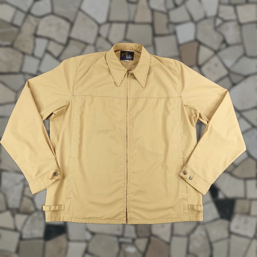 Vintage VINTAGE Derby San Francisco Jacket Mens 2XLT Tall Bomber Coat Full Zip Khaki 80s Outdoor Size US XXL / EU 58 / 5 - 1 Thumbnail