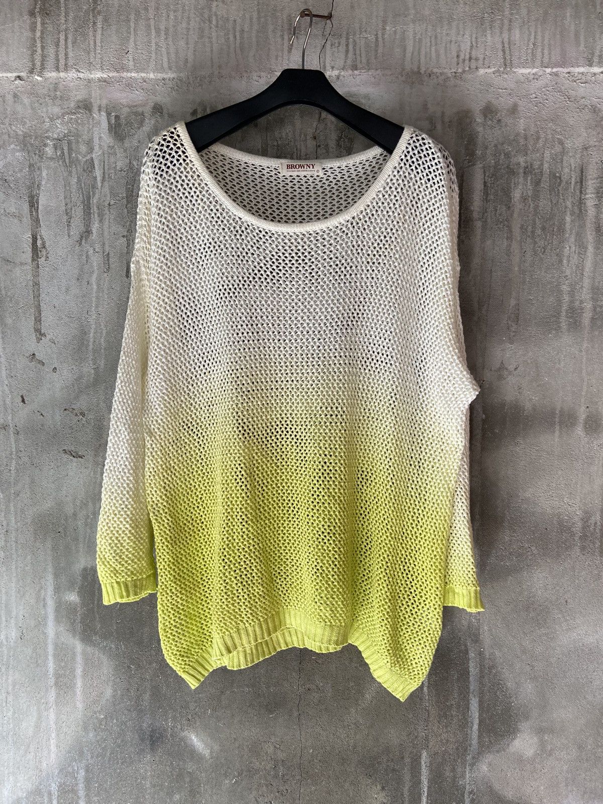 Beauty Beast JAPANESE BROWNY KNIT 2 IN 1 LONG SLEEVE UNIQLO UNDERCOVER Size US L / EU 52-54 / 3 - 16 Thumbnail