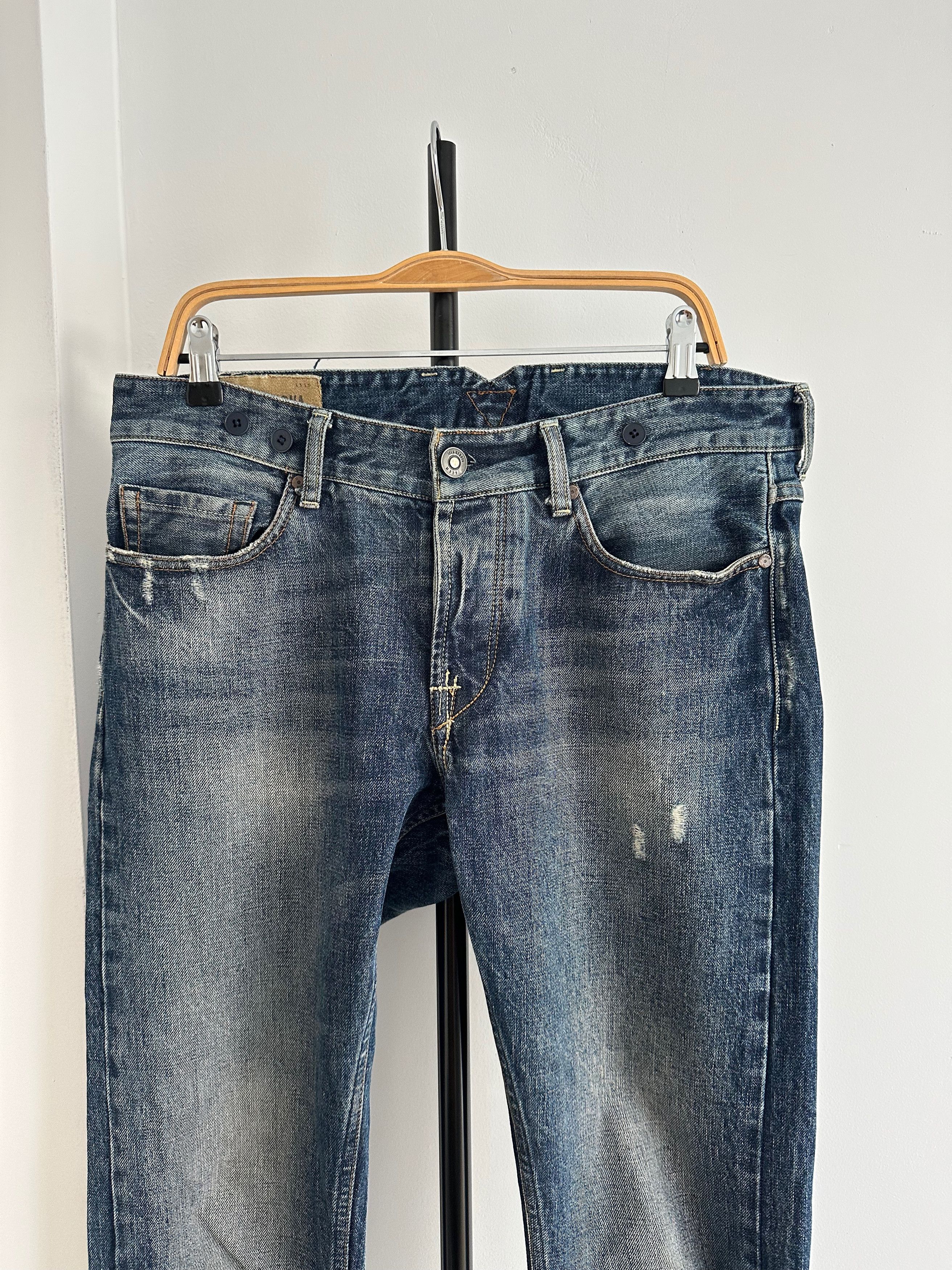 Other TELA GENOVA Selvedge Washed denim pants jeans Size US 35 - 5 Thumbnail