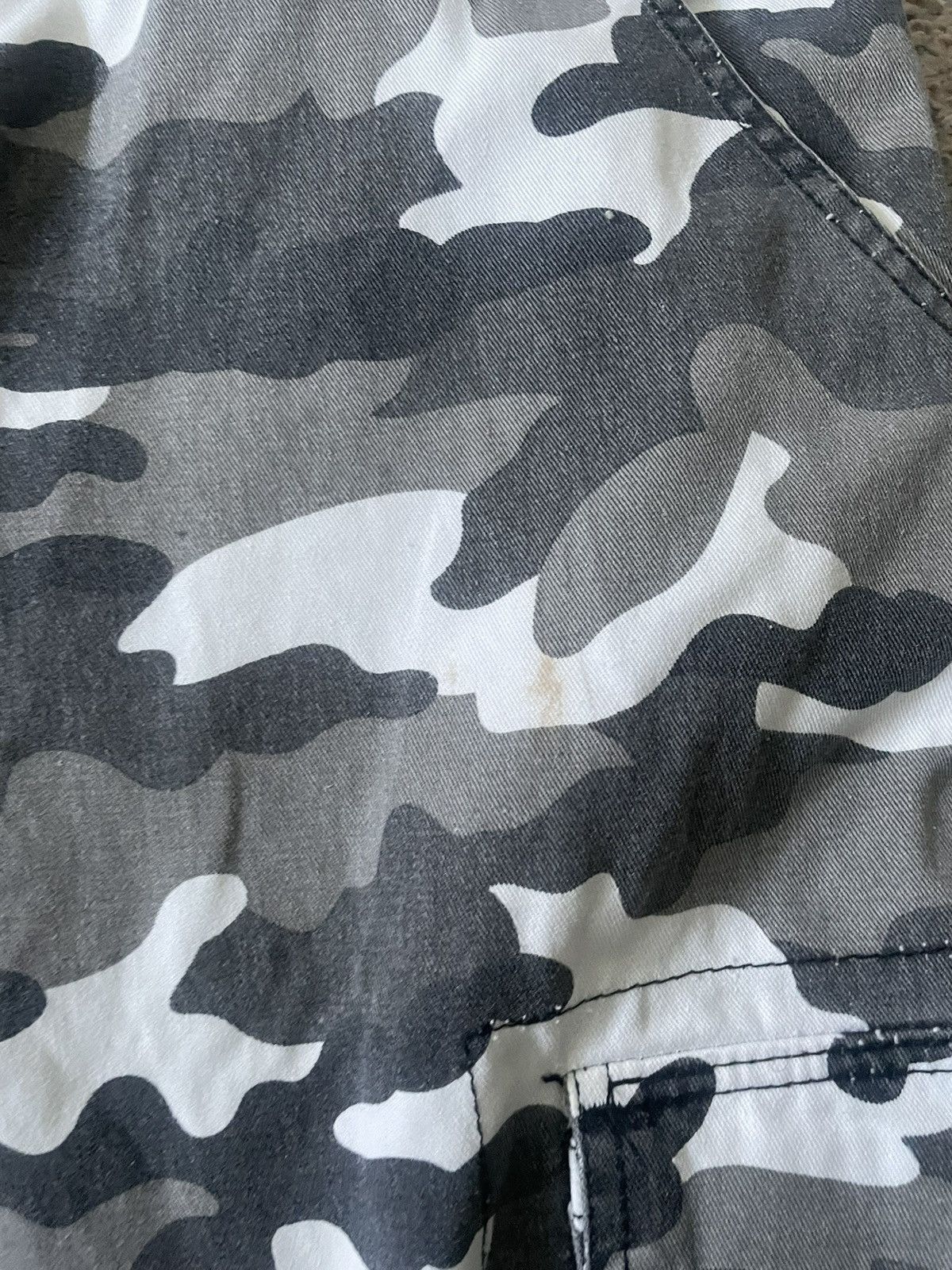 Dickies VTG Journeys Camo Shorts Faded 38 Black Grey White Size US 32 / EU 48 - 3 Thumbnail