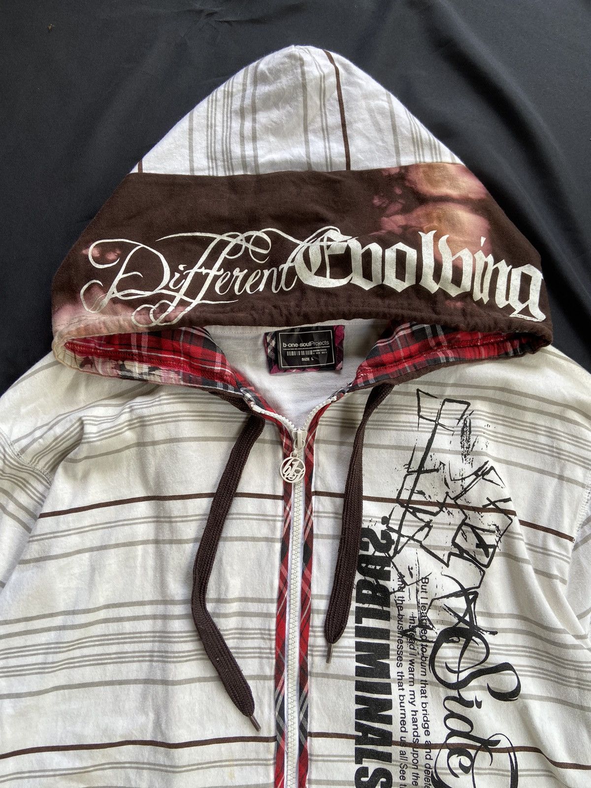 Japanese Brand B-ONE SOUL SUBLIMINAL SELF EXPRESSION JAPAN ZIP STYLE Size US L / EU 52-54 / 3 - 6 Thumbnail