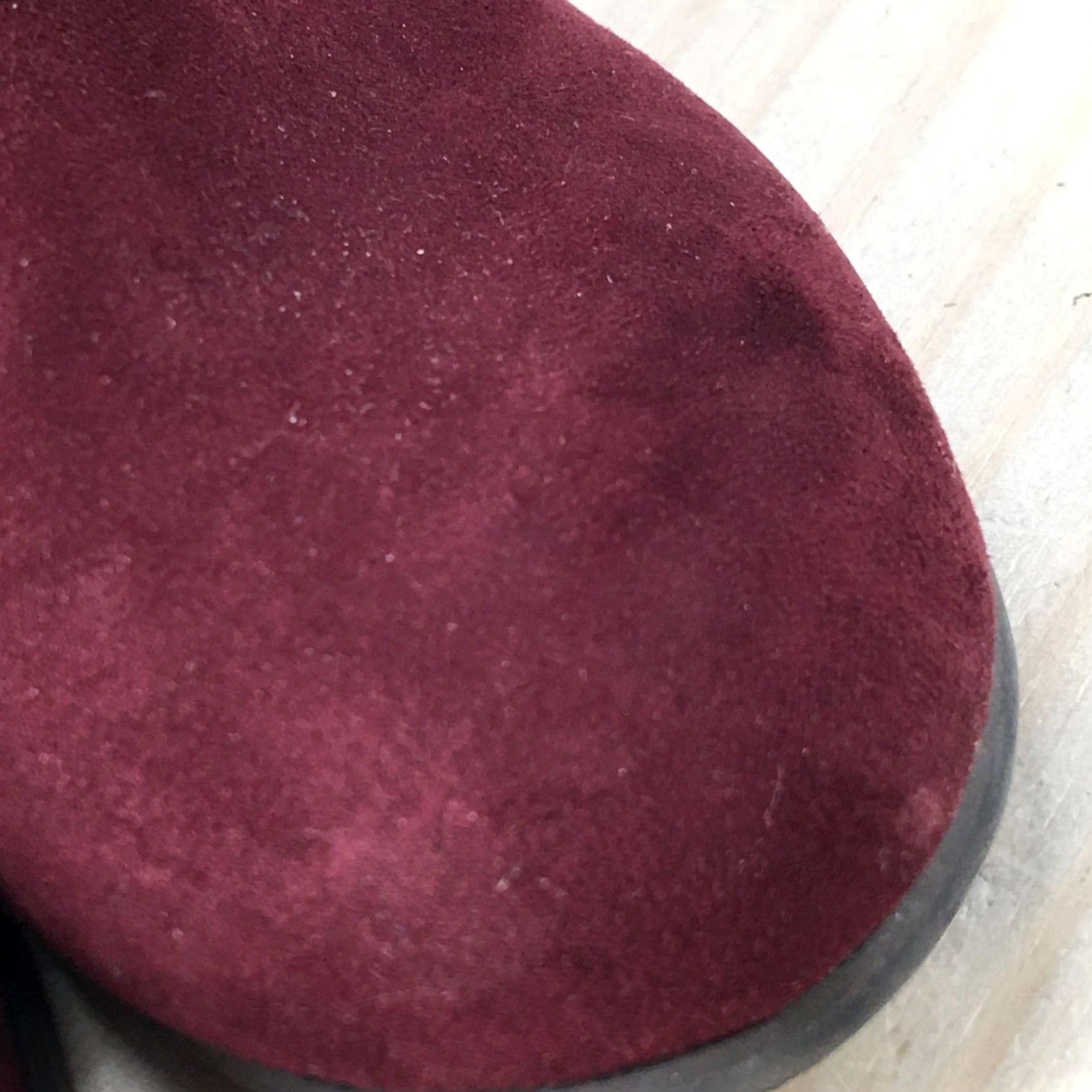 Old Navy Old Navy Boots Womens 8 Oxblood Ankle Booties Heels Red Faux Suede Leather Zip Size US 8 / IT 38 - 5 Thumbnail